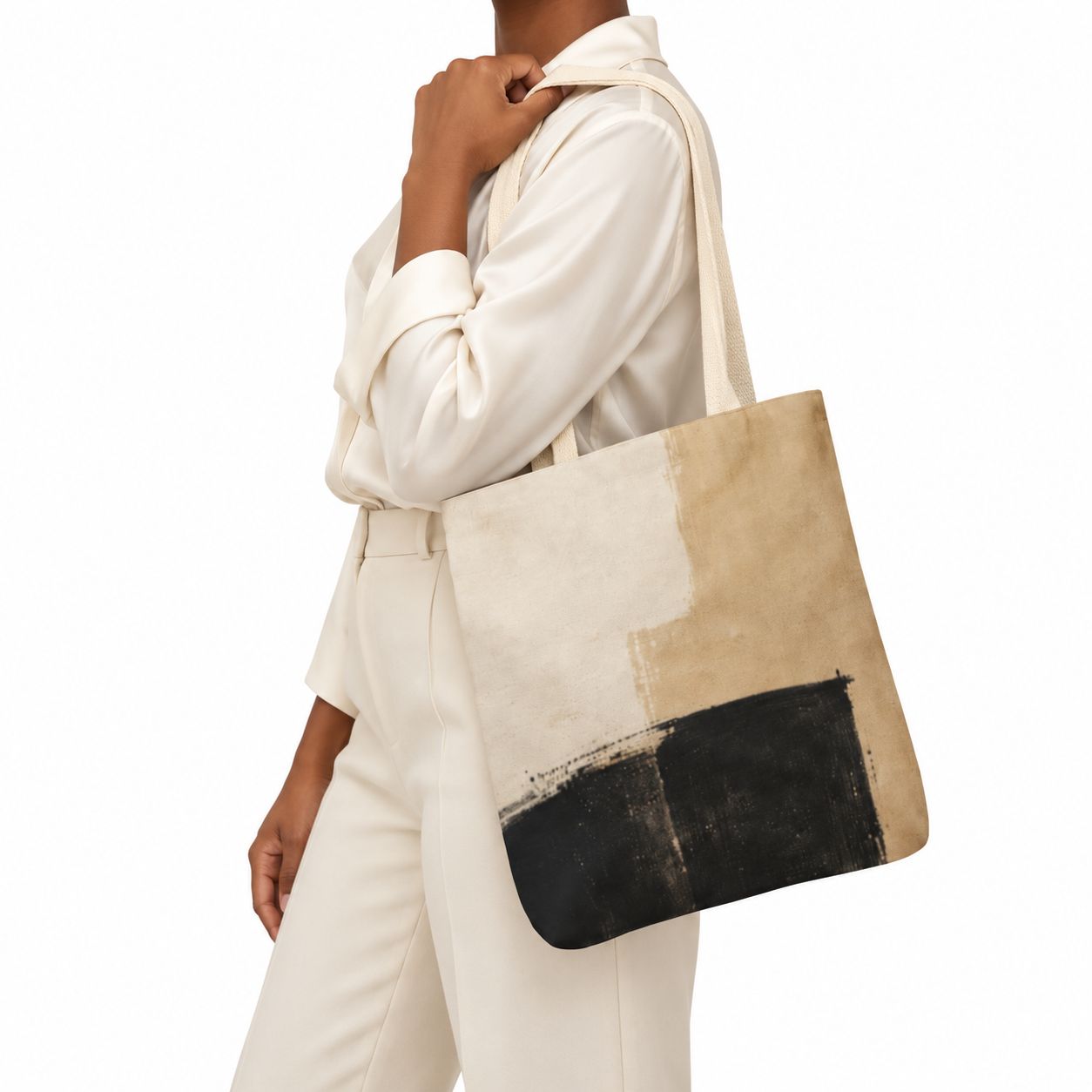 Raw Canvas Tote Bag - Image 2
