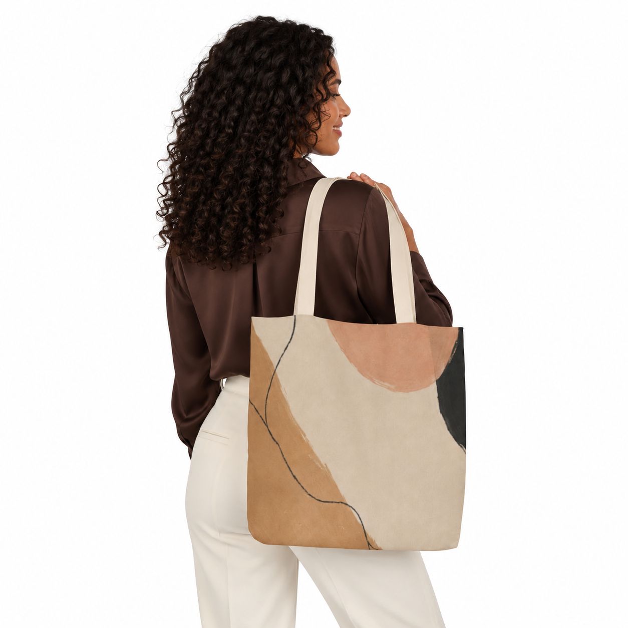 Nude Form Canvas Tote Bag - Image 3