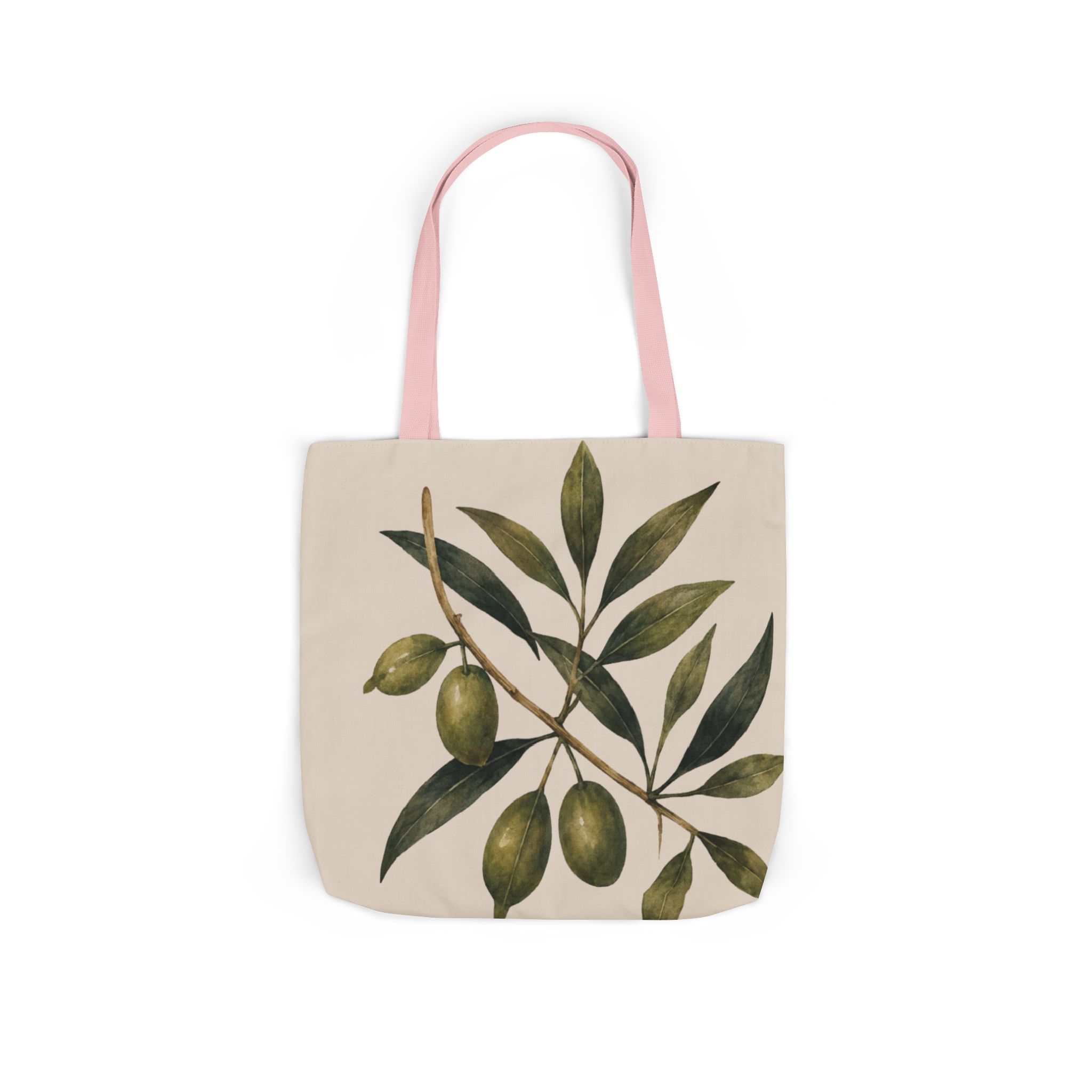Olive Branch Canvas Tote – Botanical Reusable Beach & Grocery Bag - Image 39
