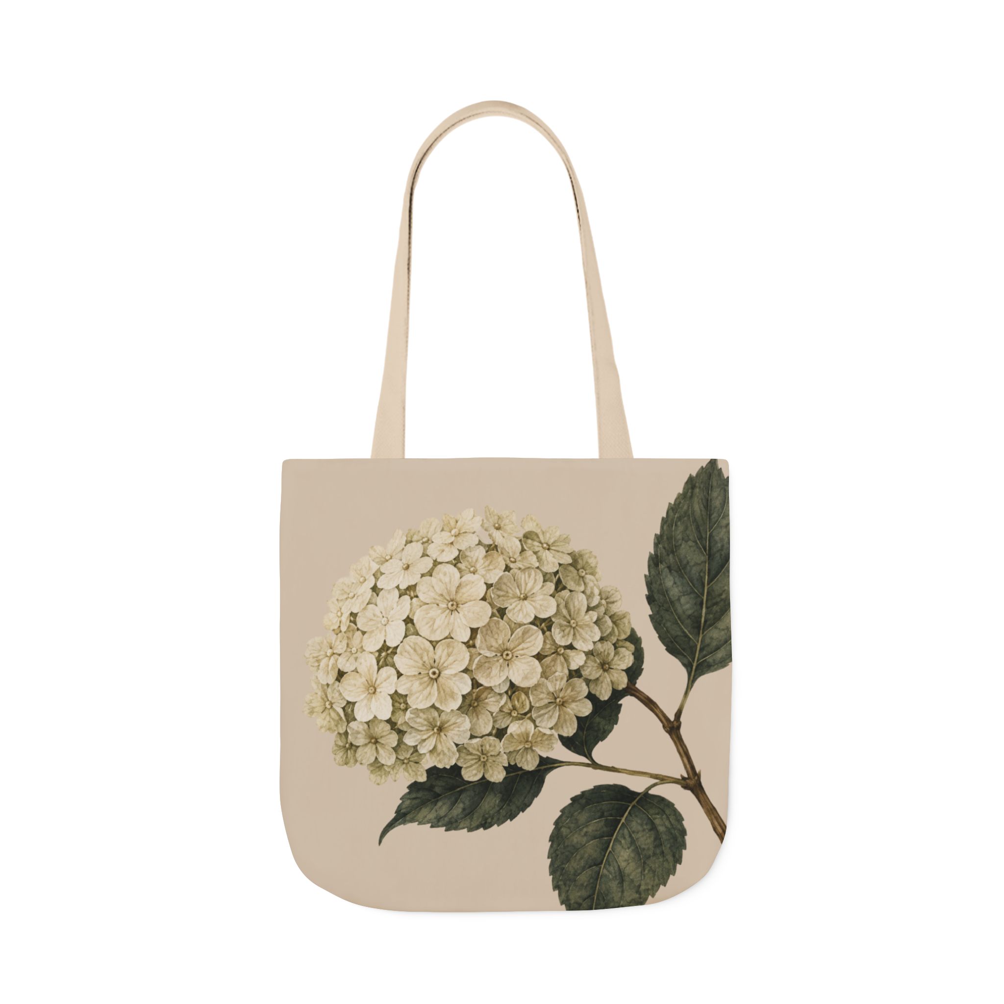 Hydrangea Botanical Tote Bag — Vintage Floral Canvas Tote - Image 6