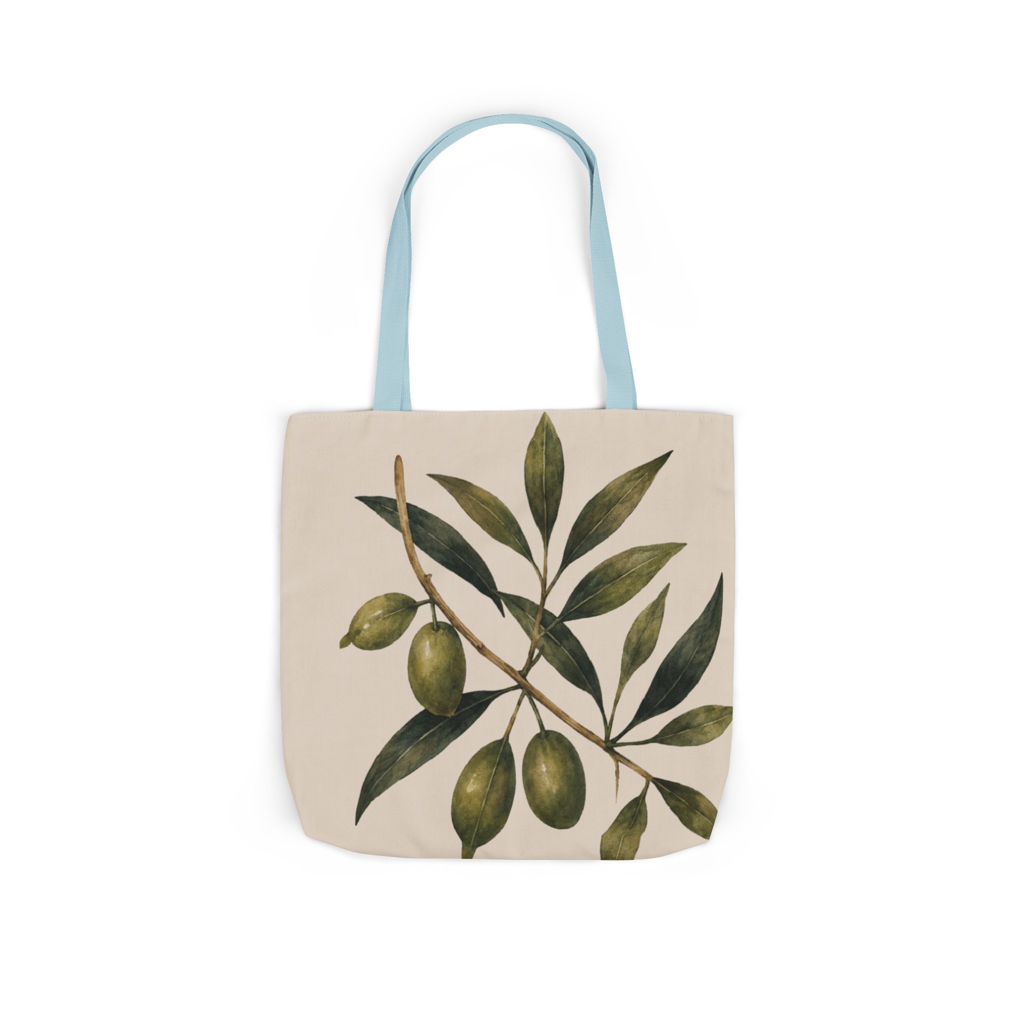 Olive Branch Canvas Tote – Botanical Reusable Beach & Grocery Bag - Image 35