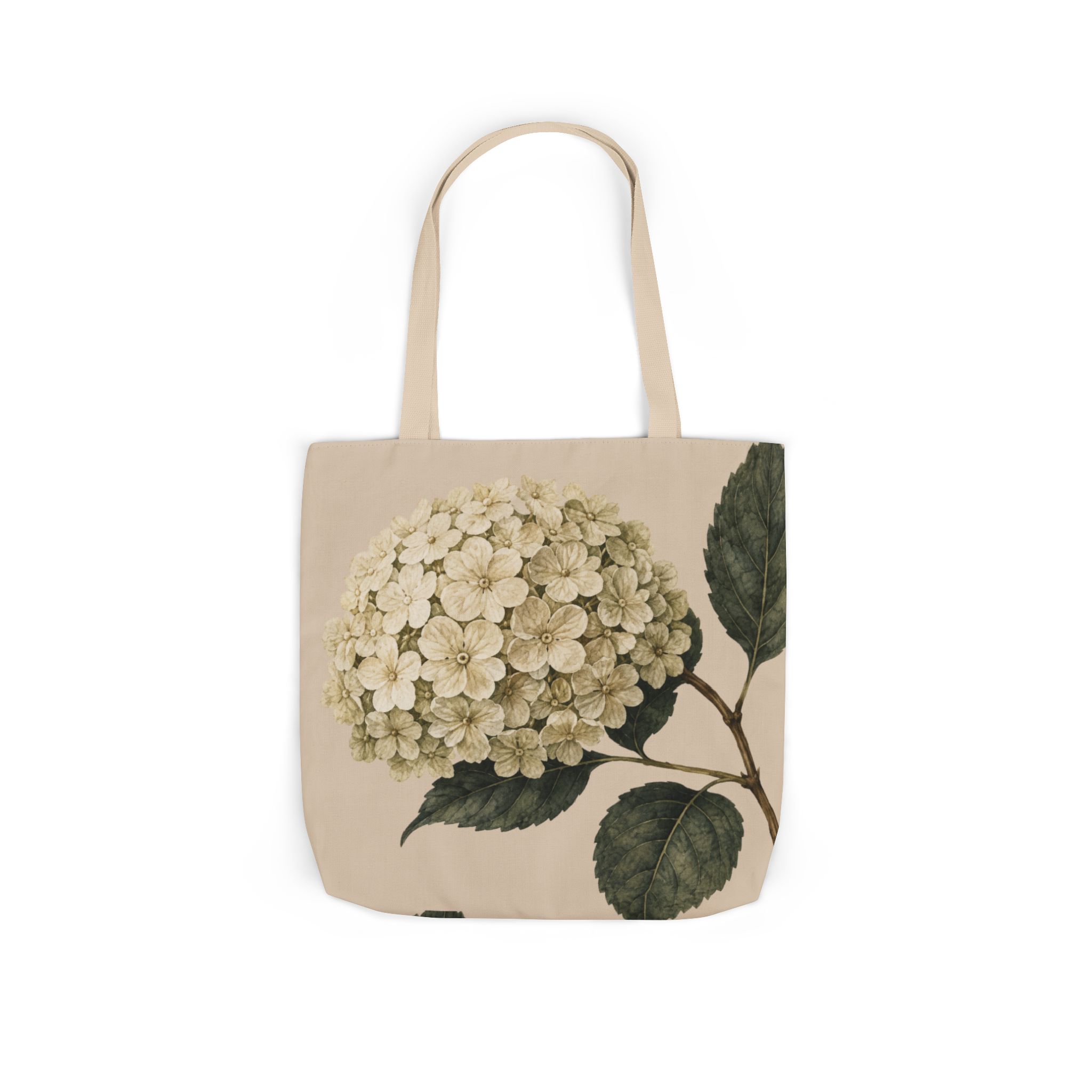 Hydrangea Botanical Tote Bag — Vintage Floral Canvas Tote - Image 9