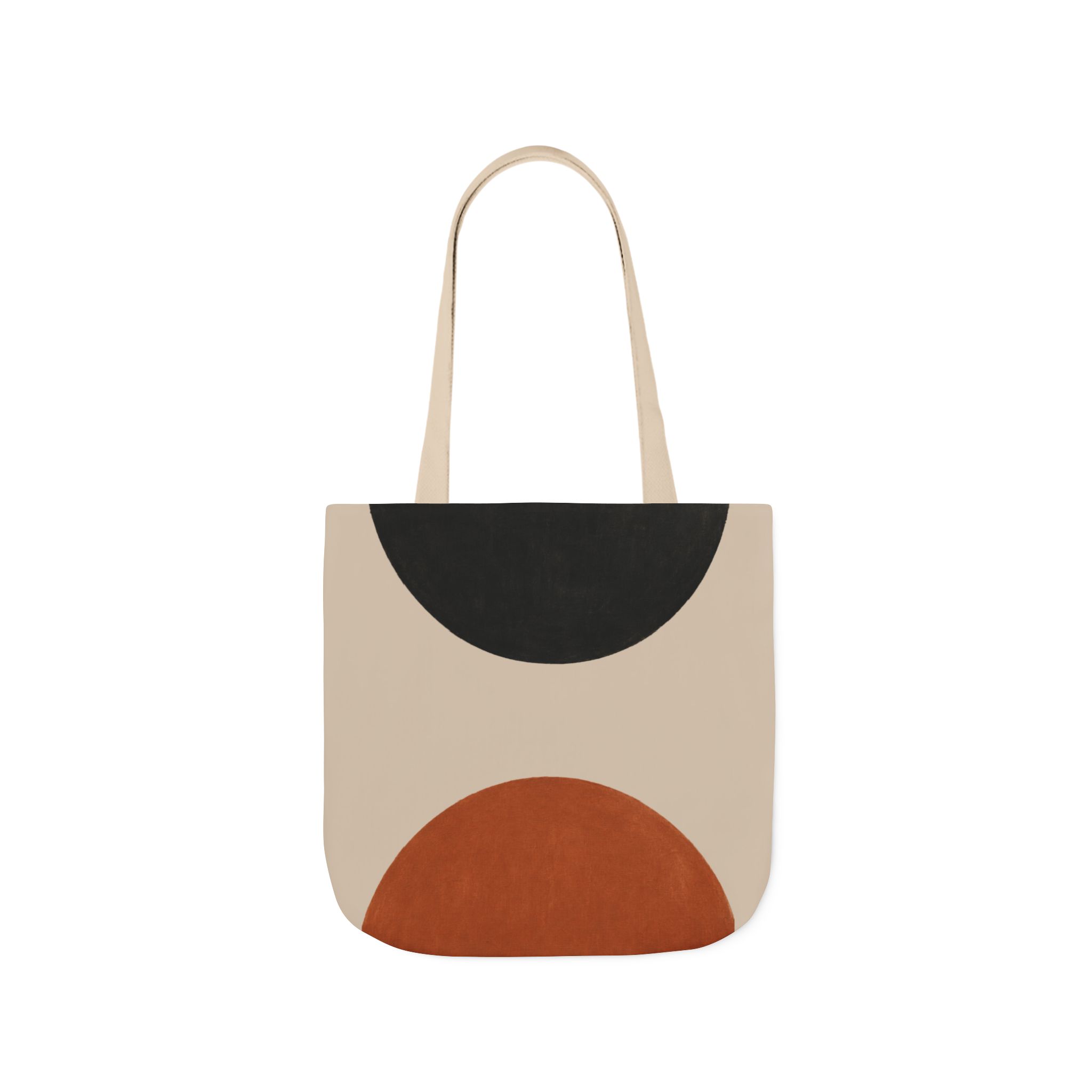 Balance Abstract Tote Bag – Scandinavian Geometric Canvas Tote - Image 3