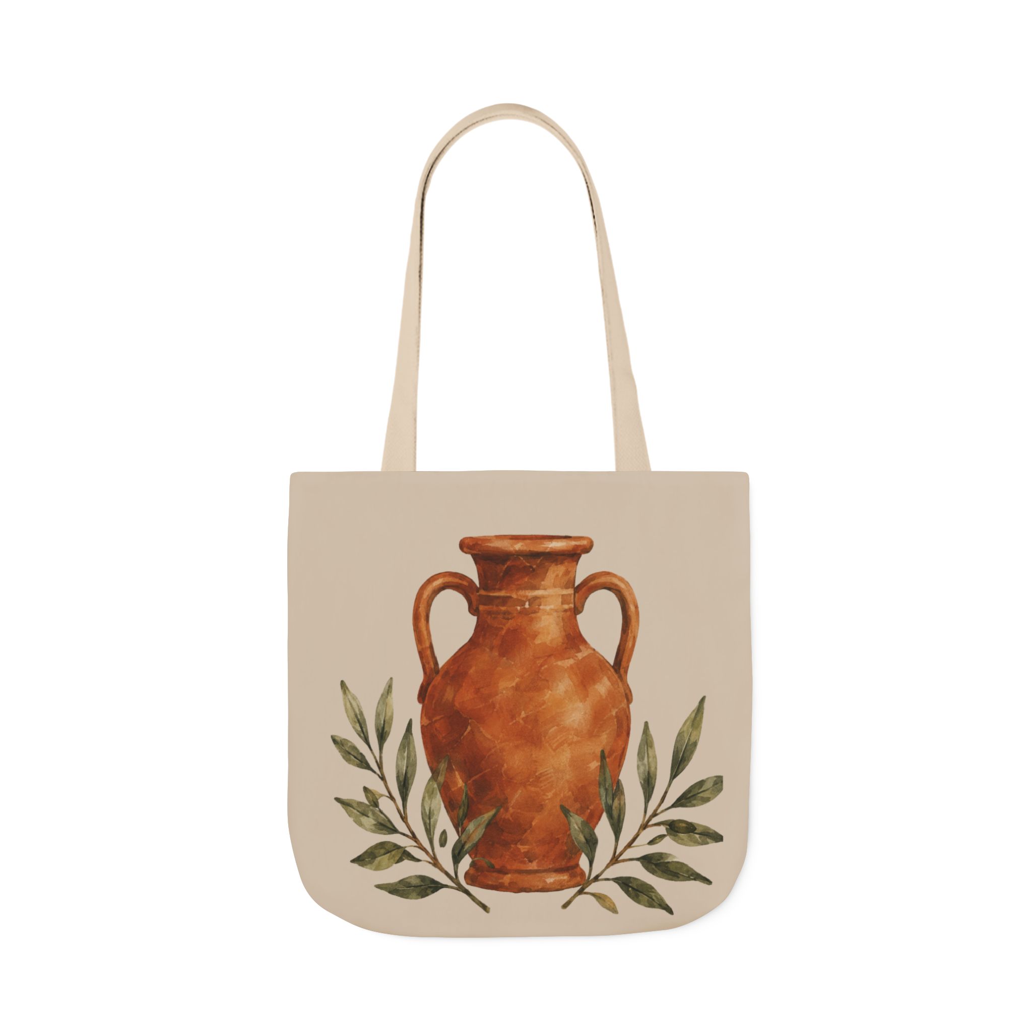 Terra Amphora Canvas Tote Bag - Image 3