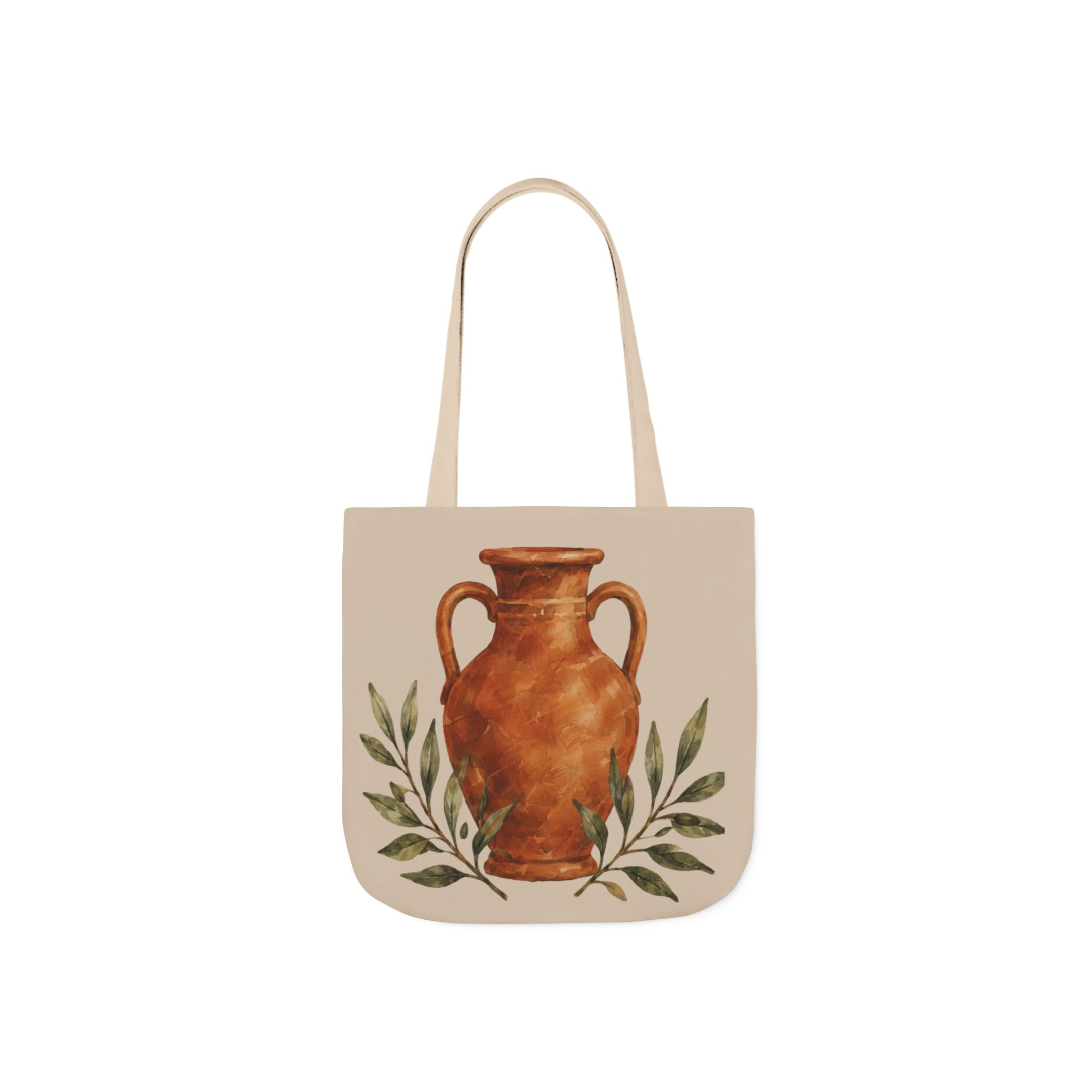 Terra Amphora Canvas Tote Bag - Image 6