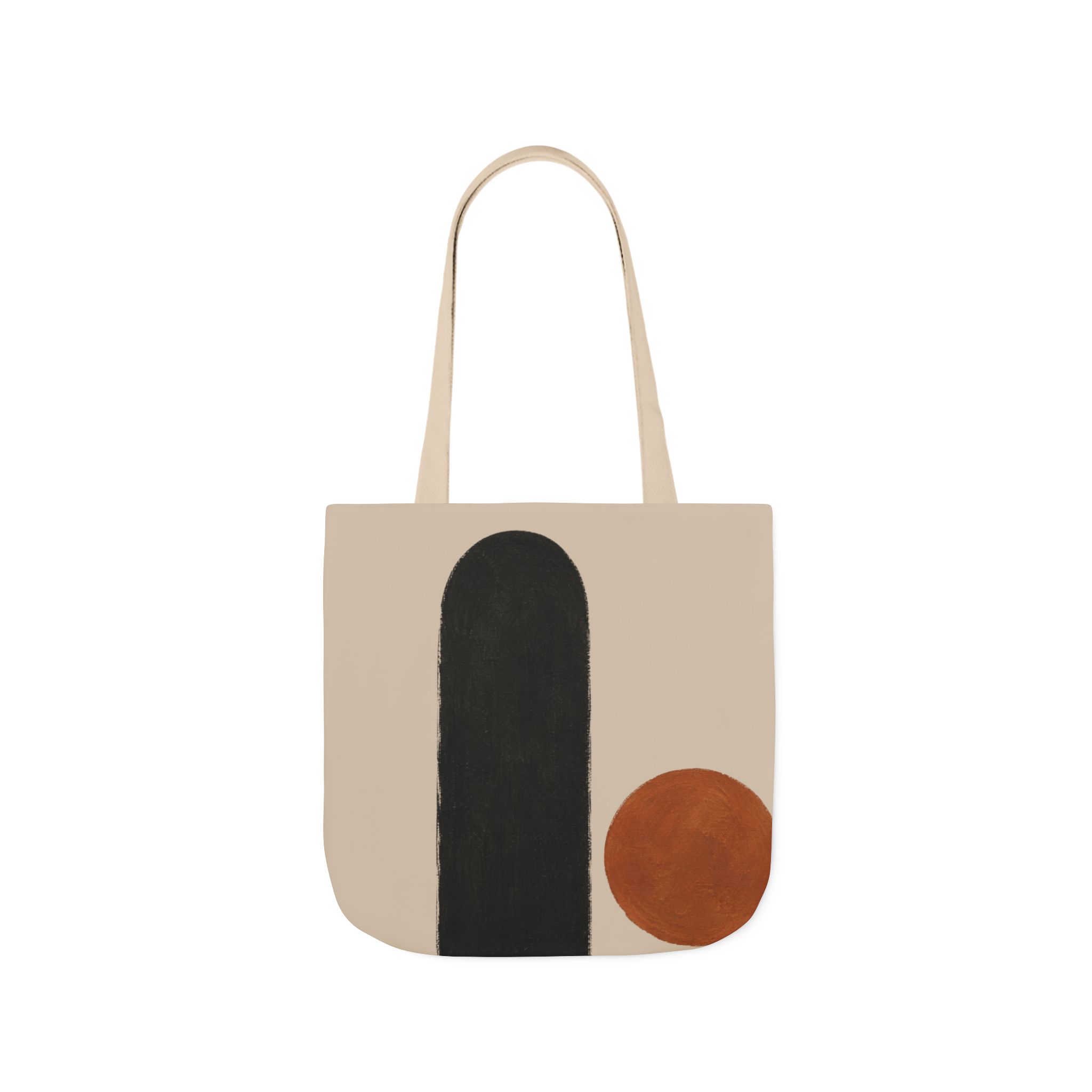 Arches Geometric Tote Bag – Modern Scandinavian Abstract Canvas Tote - Image 3
