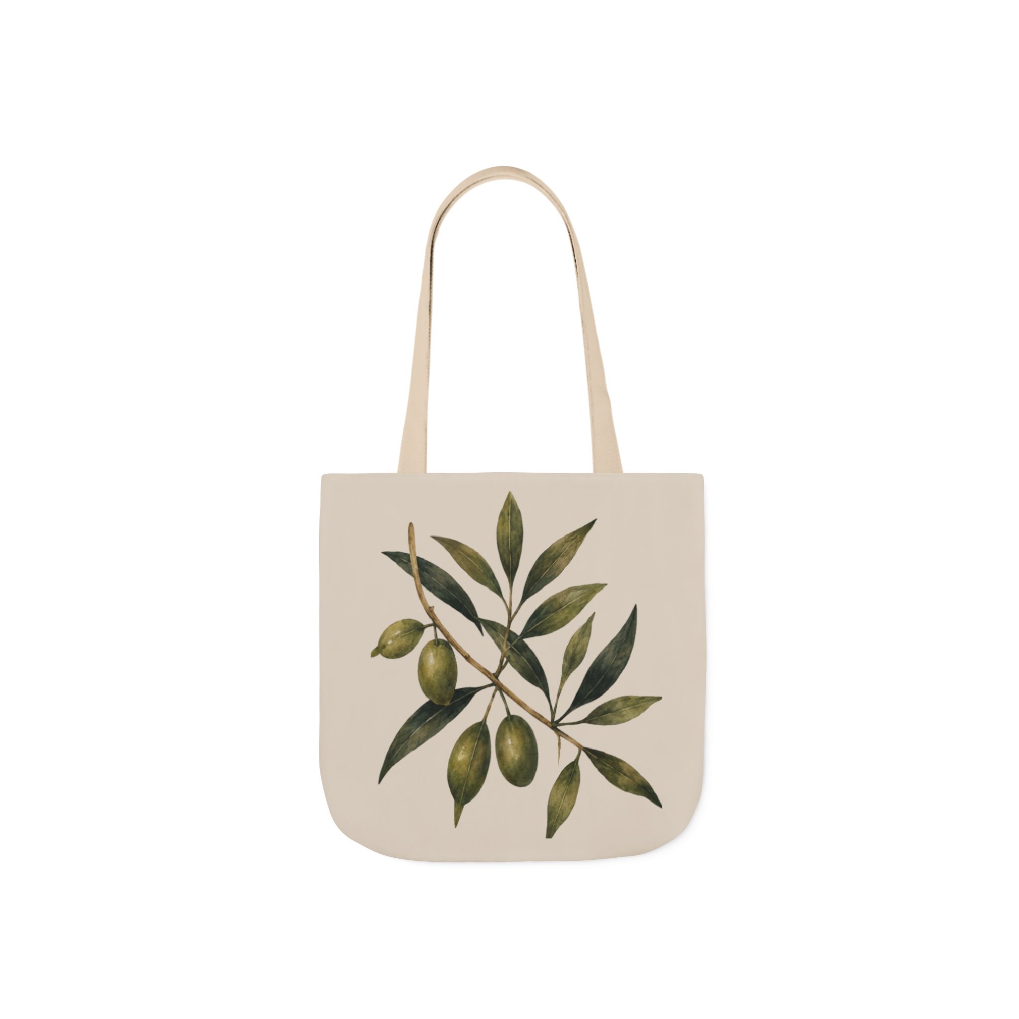 Olive Branch Canvas Tote Bag - Image 12