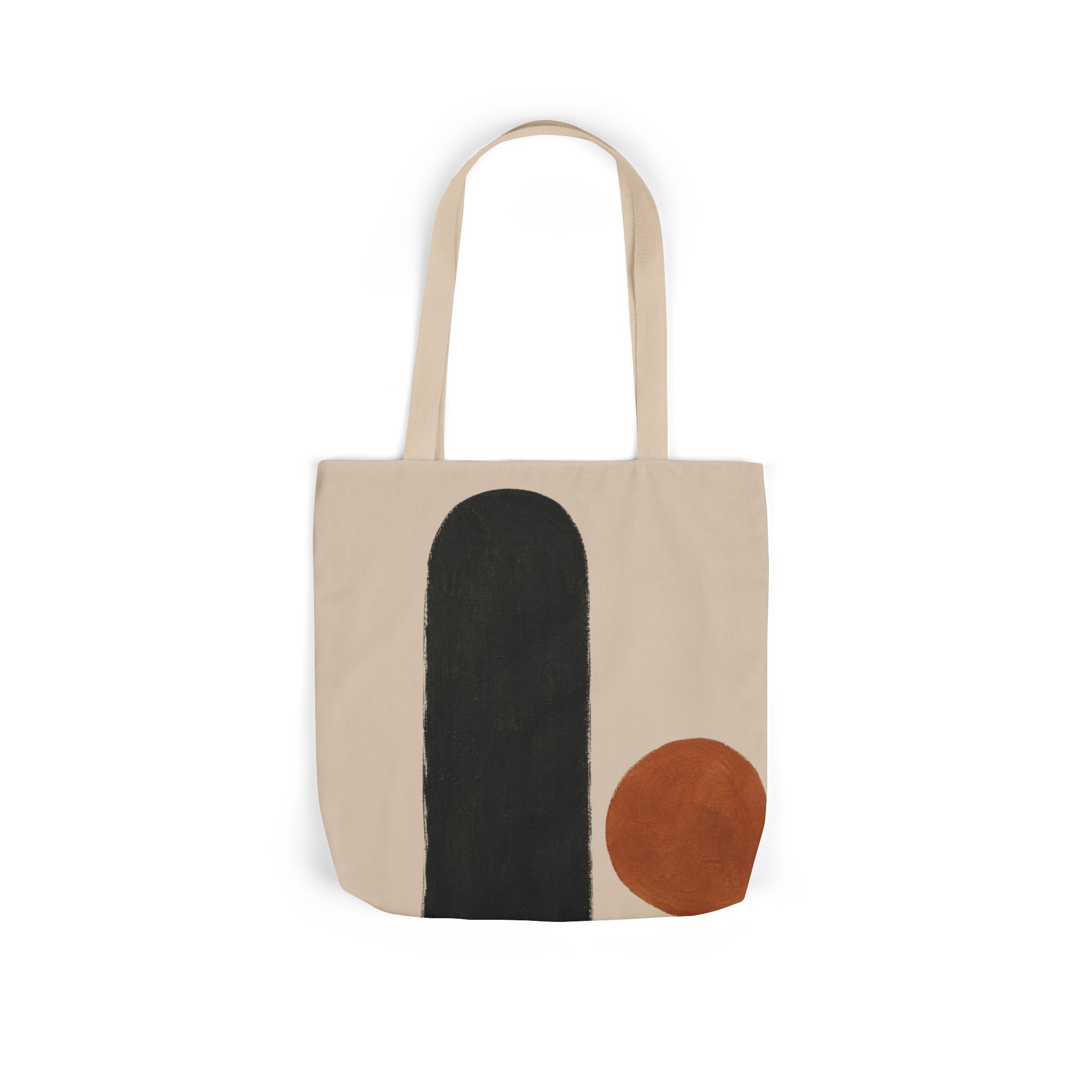 Arches Geometric Tote Bag – Modern Scandinavian Abstract Canvas Tote - Image 4