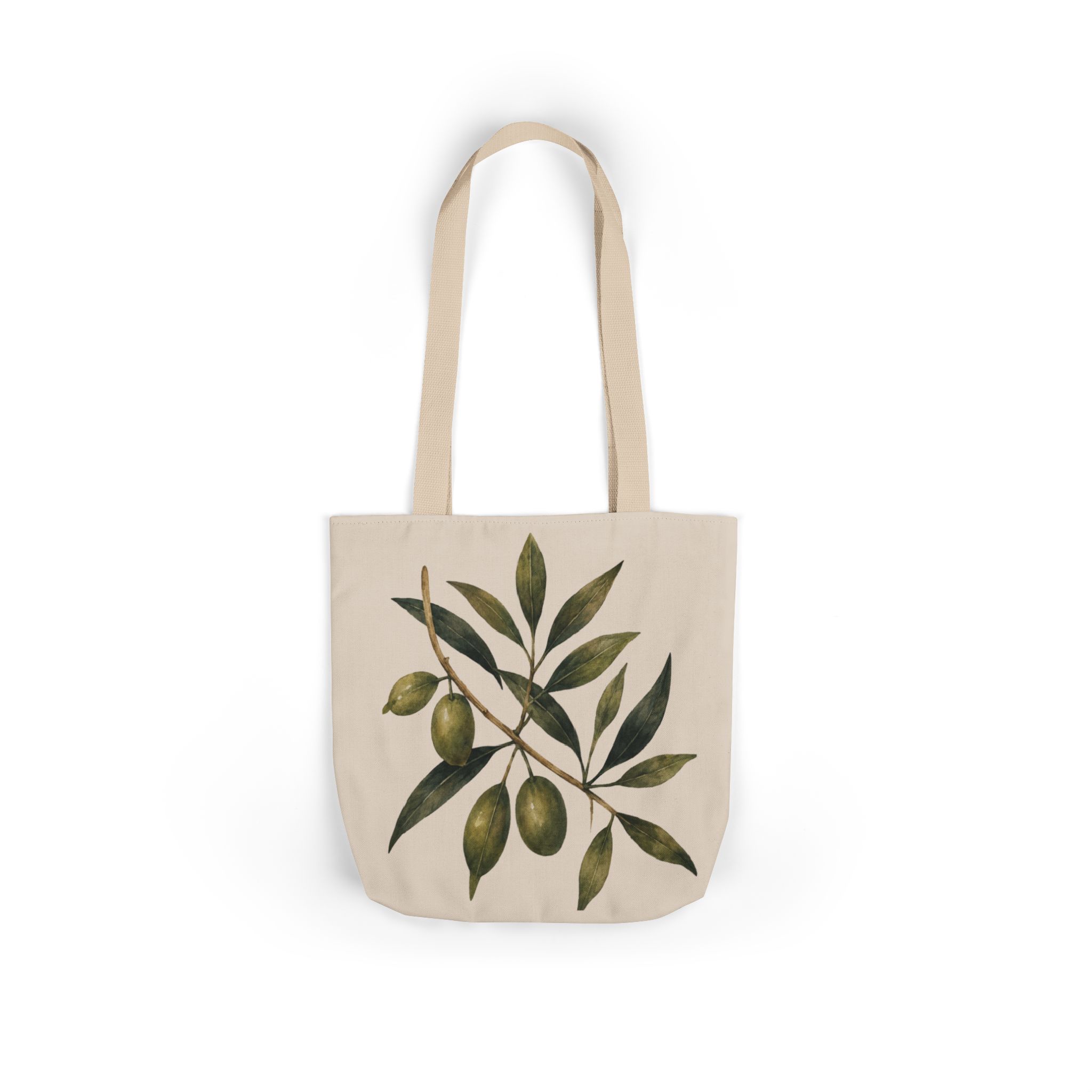 Olive Branch Canvas Tote Bag - Image 13