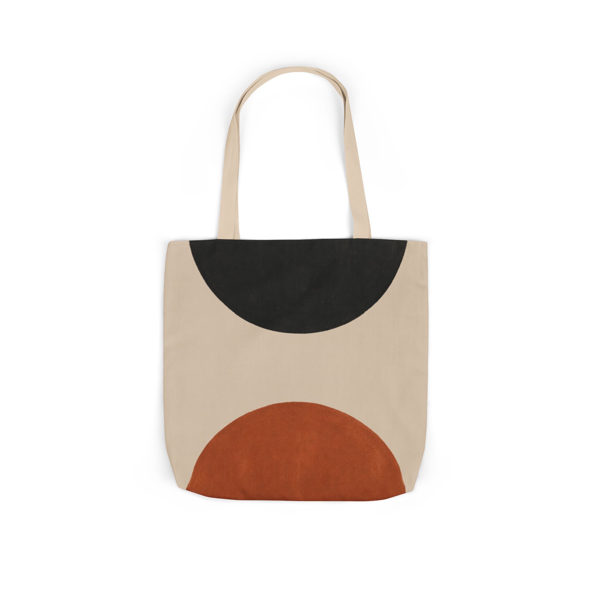 Balance Abstract Tote Bag – Scandinavian Geometric Canvas Tote - Image 7