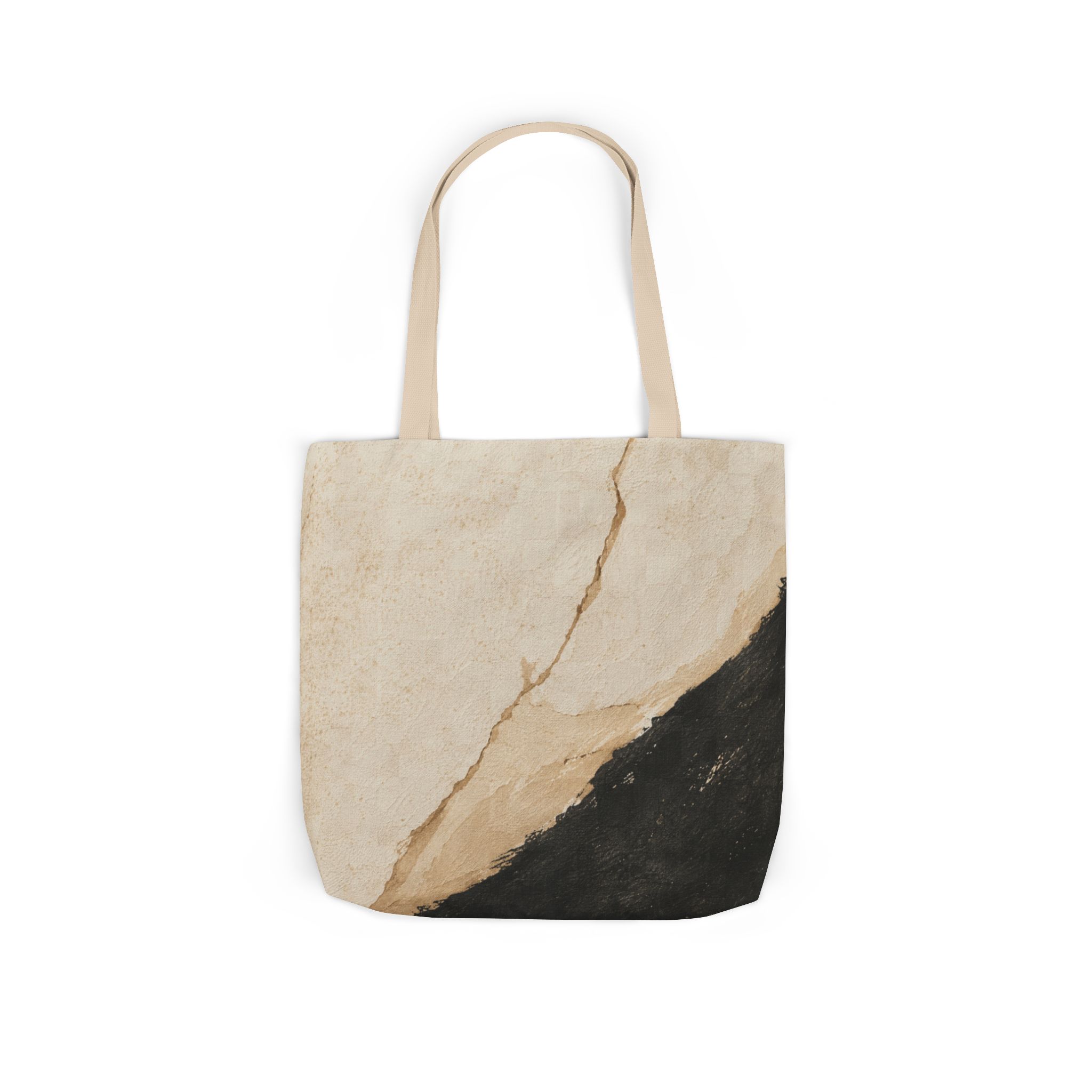 Textured Neutral Abstract Tote Bag — Contemporary Canvas Design - Image 9