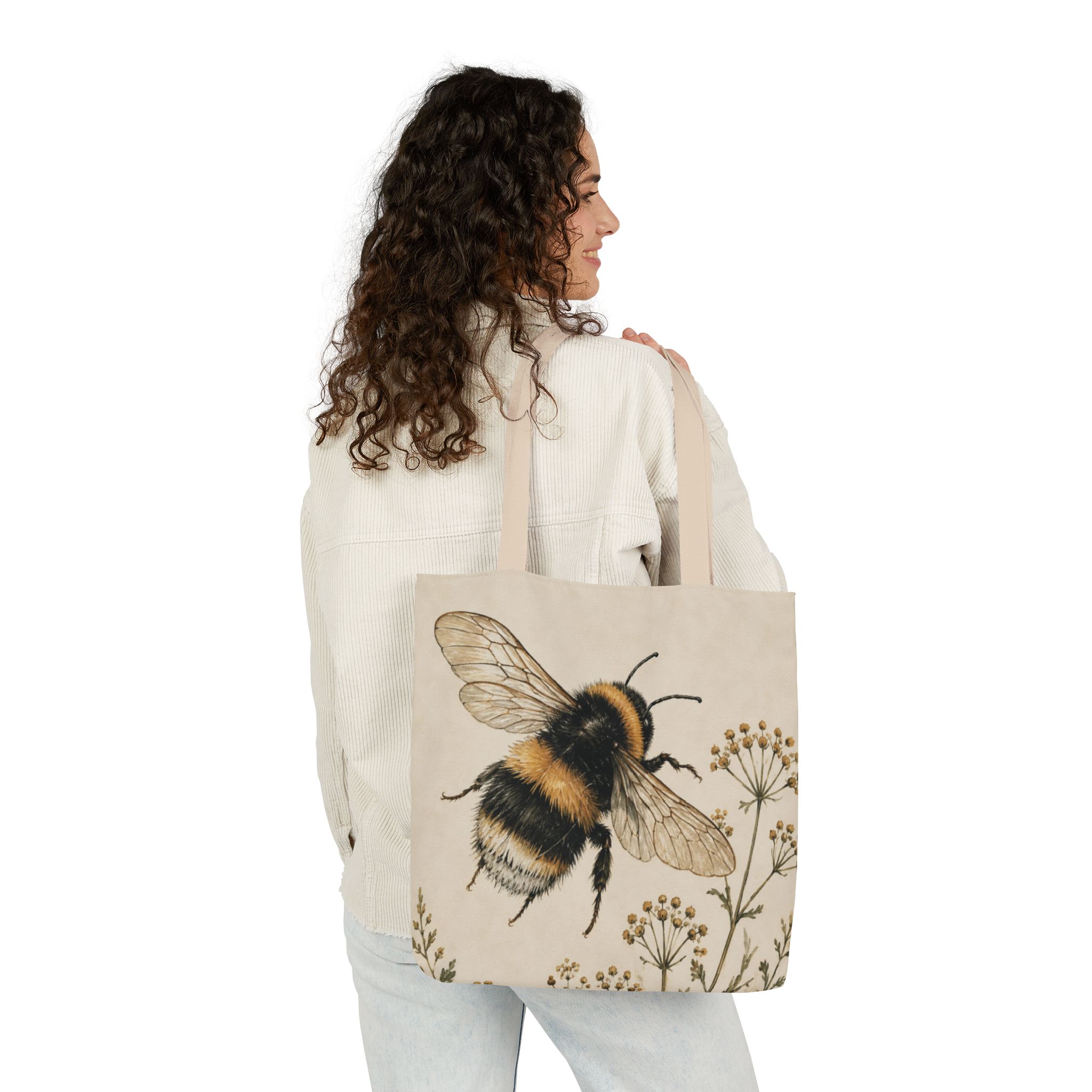 Bumblebee Canvas Tote Bag - Image 5
