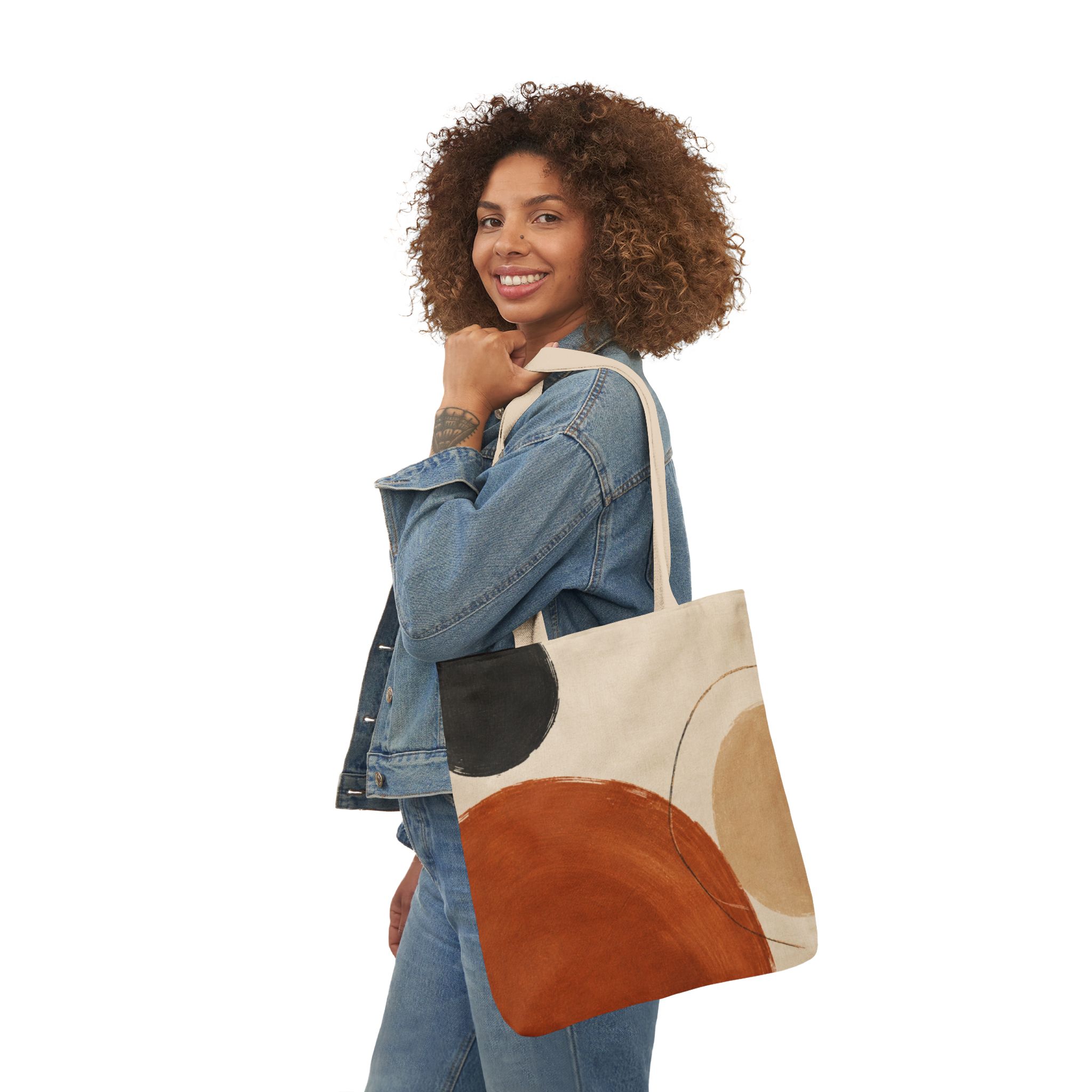 Earth Echo Canvas Tote Bag - Image 4