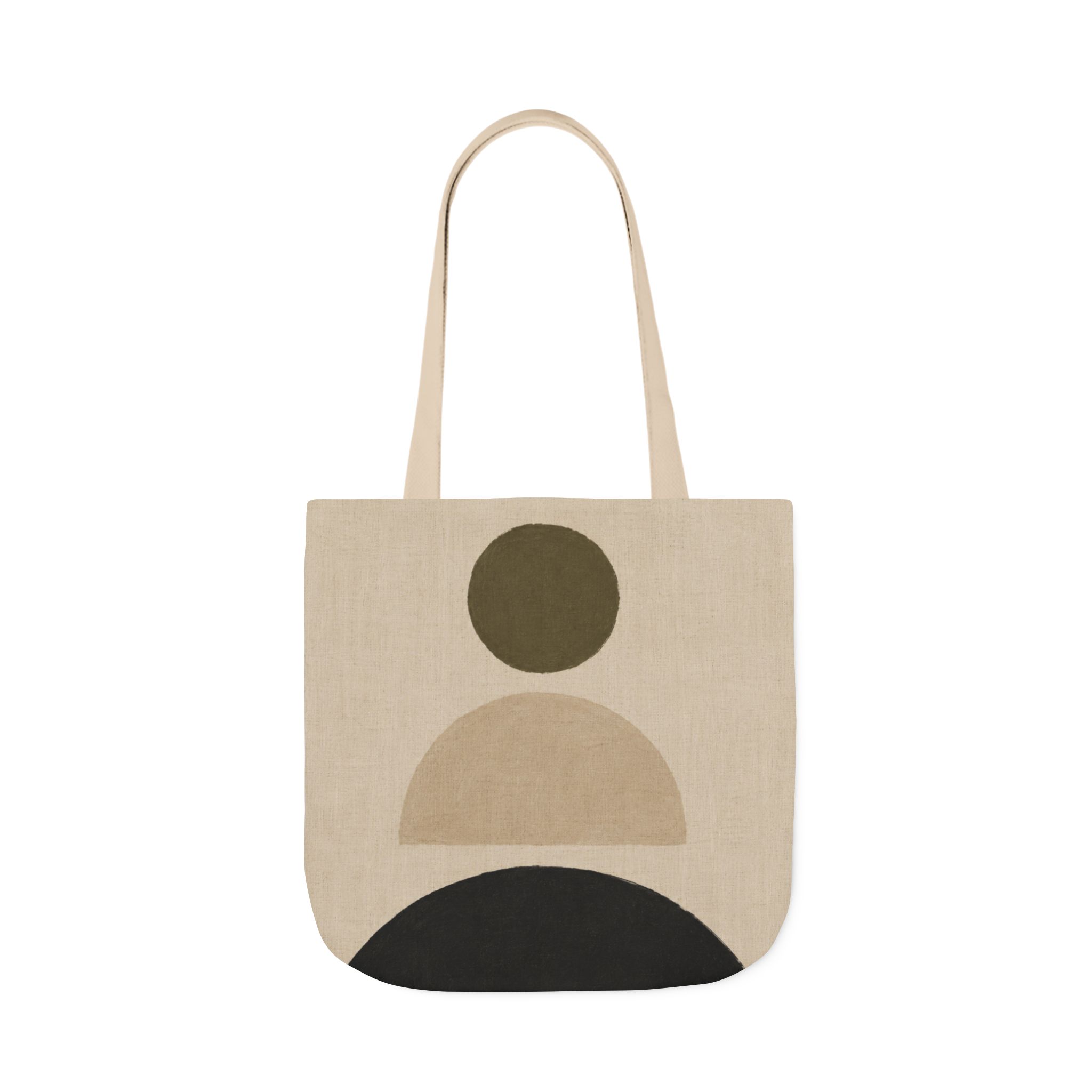 Stacked Abstract Geometric Tote Bag – Scandinavian Minimalist Canvas Tote - Image 8