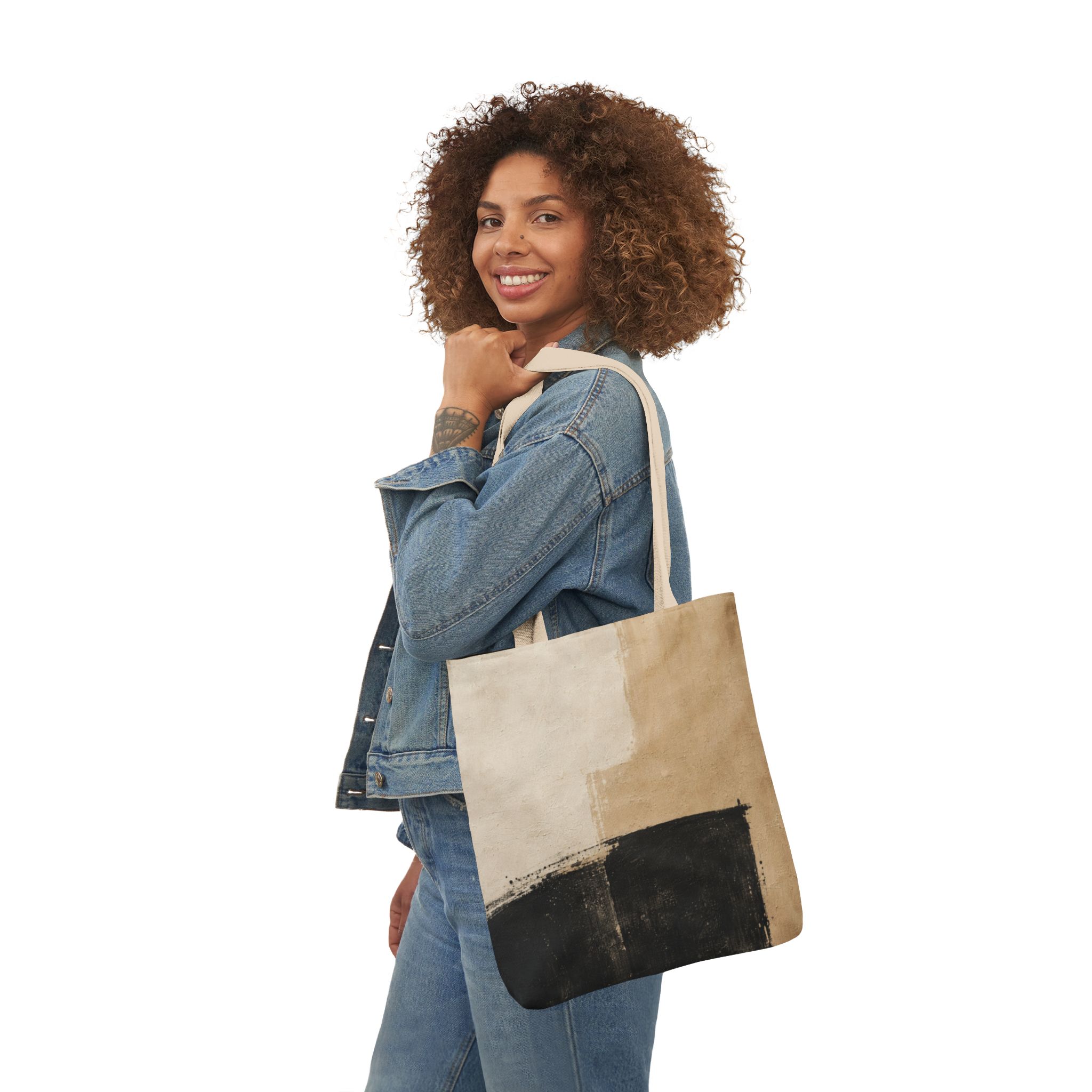 Raw Canvas Tote Bag - Image 2