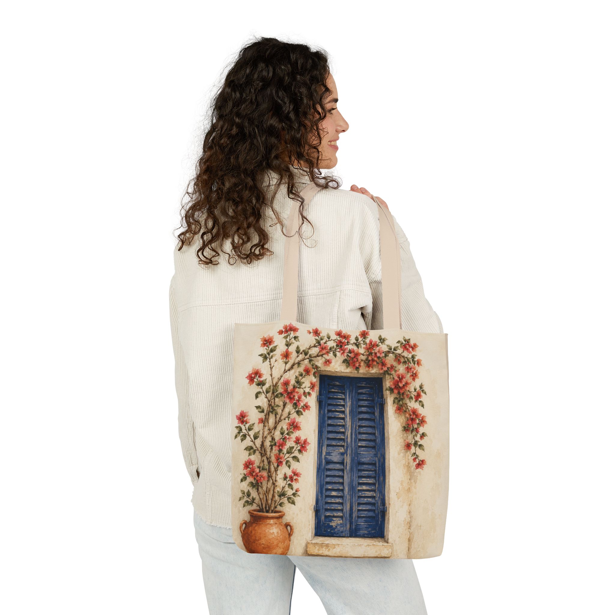 Coastal Window Canvas Tote Bag - Image 3
