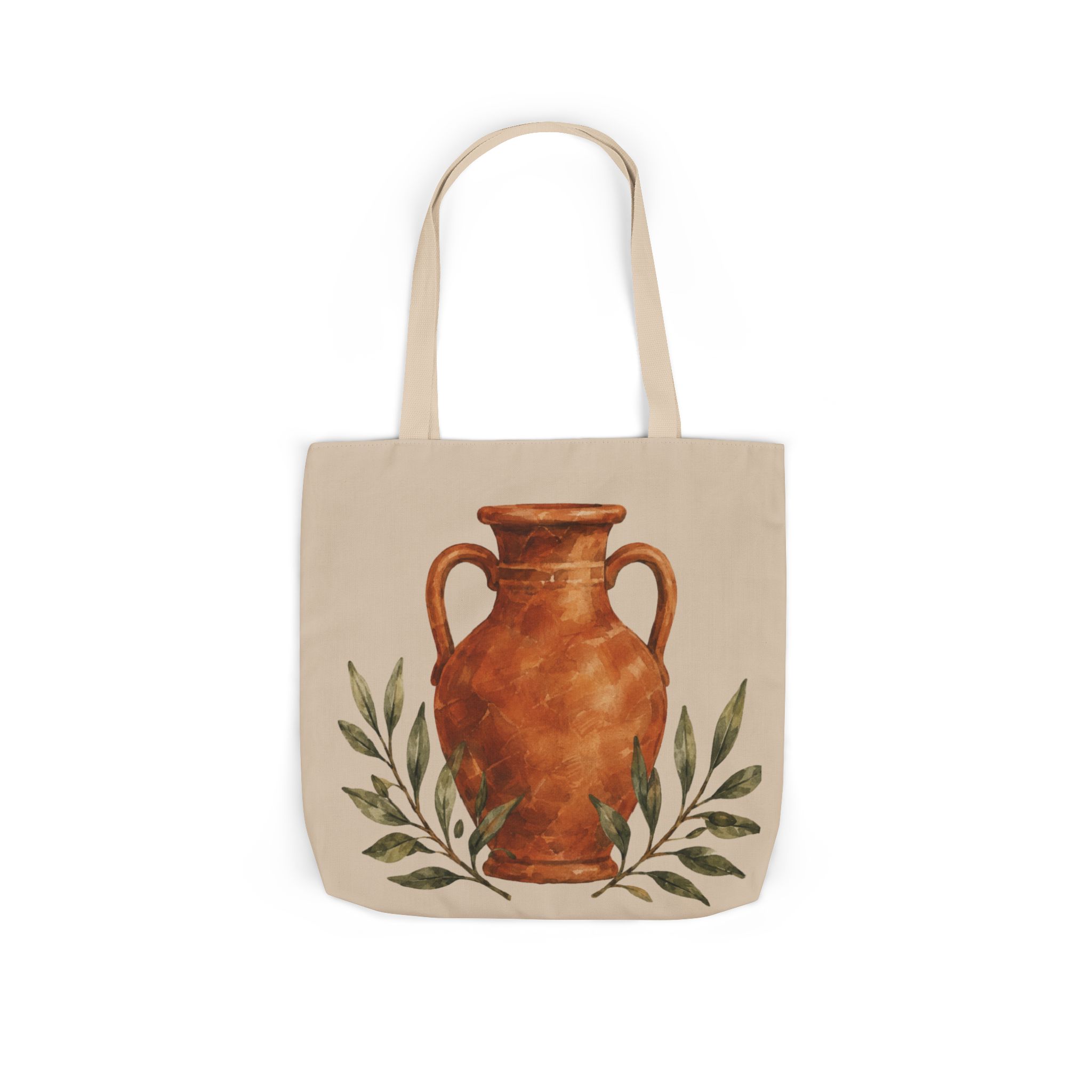 Terra Amphora Canvas Tote Bag - Image 4