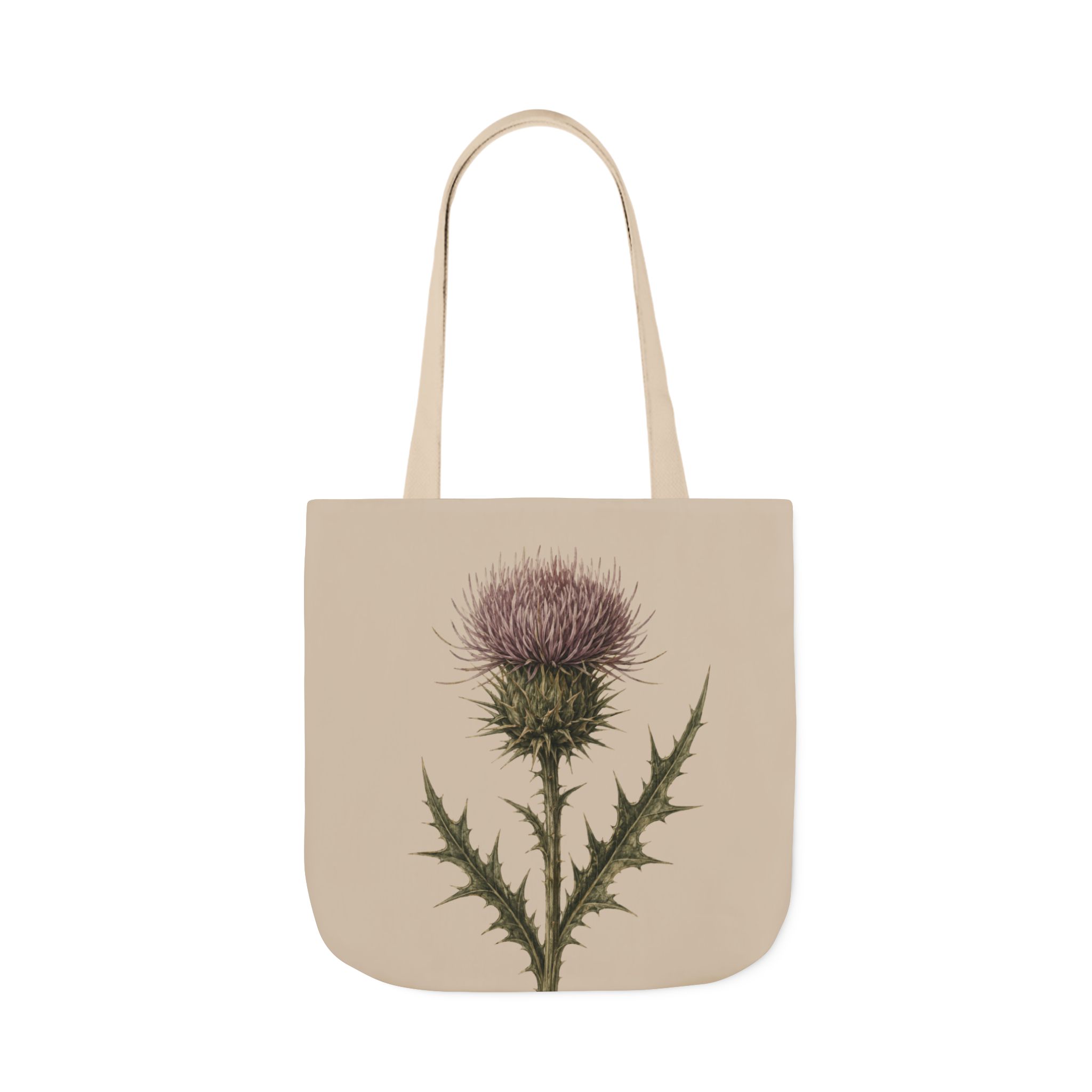 Thistle Botanical Tote Bag — Scottish Wildflower Canvas Tote - Image 8