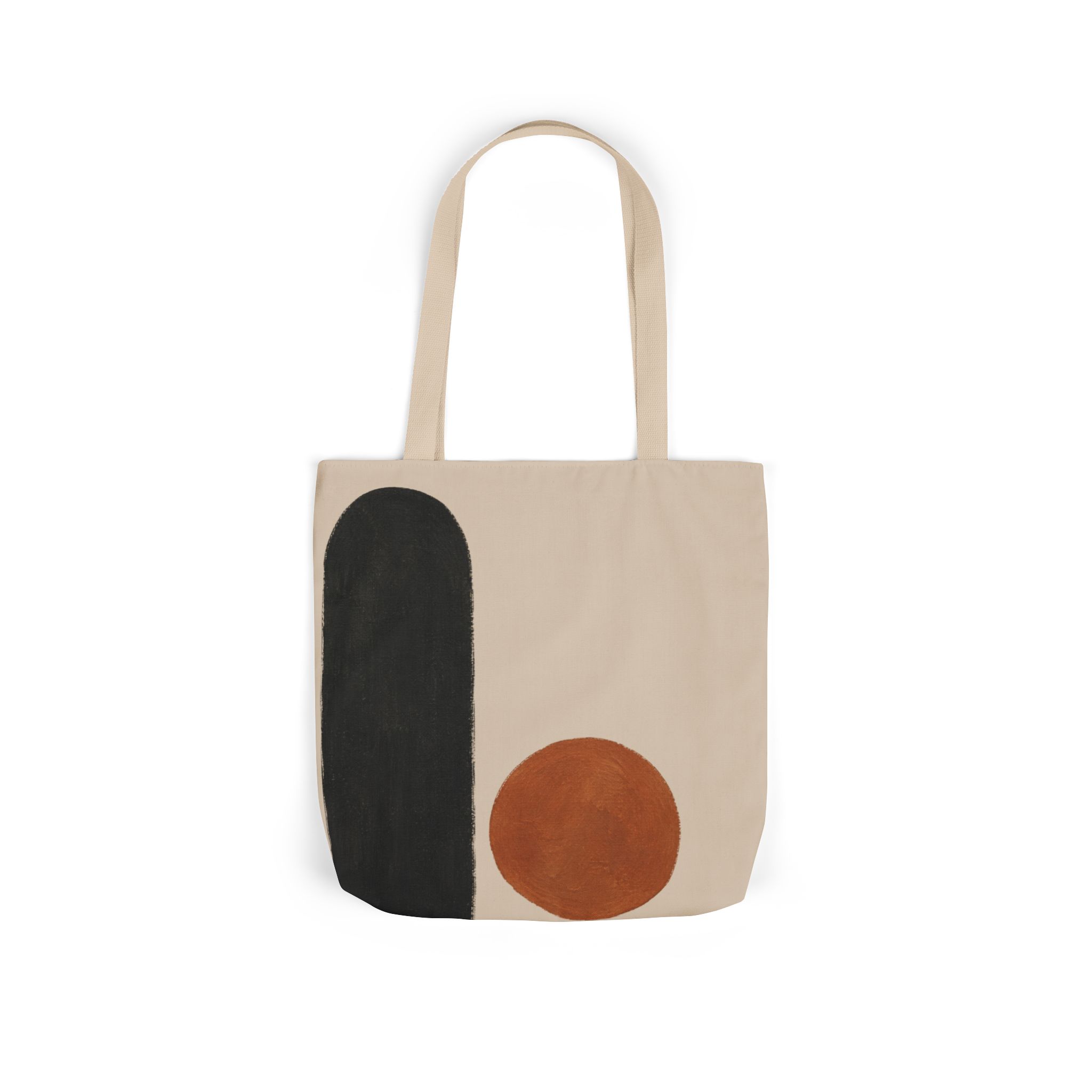 Arches Geometric Tote Bag – Modern Scandinavian Abstract Canvas Tote - Image 2