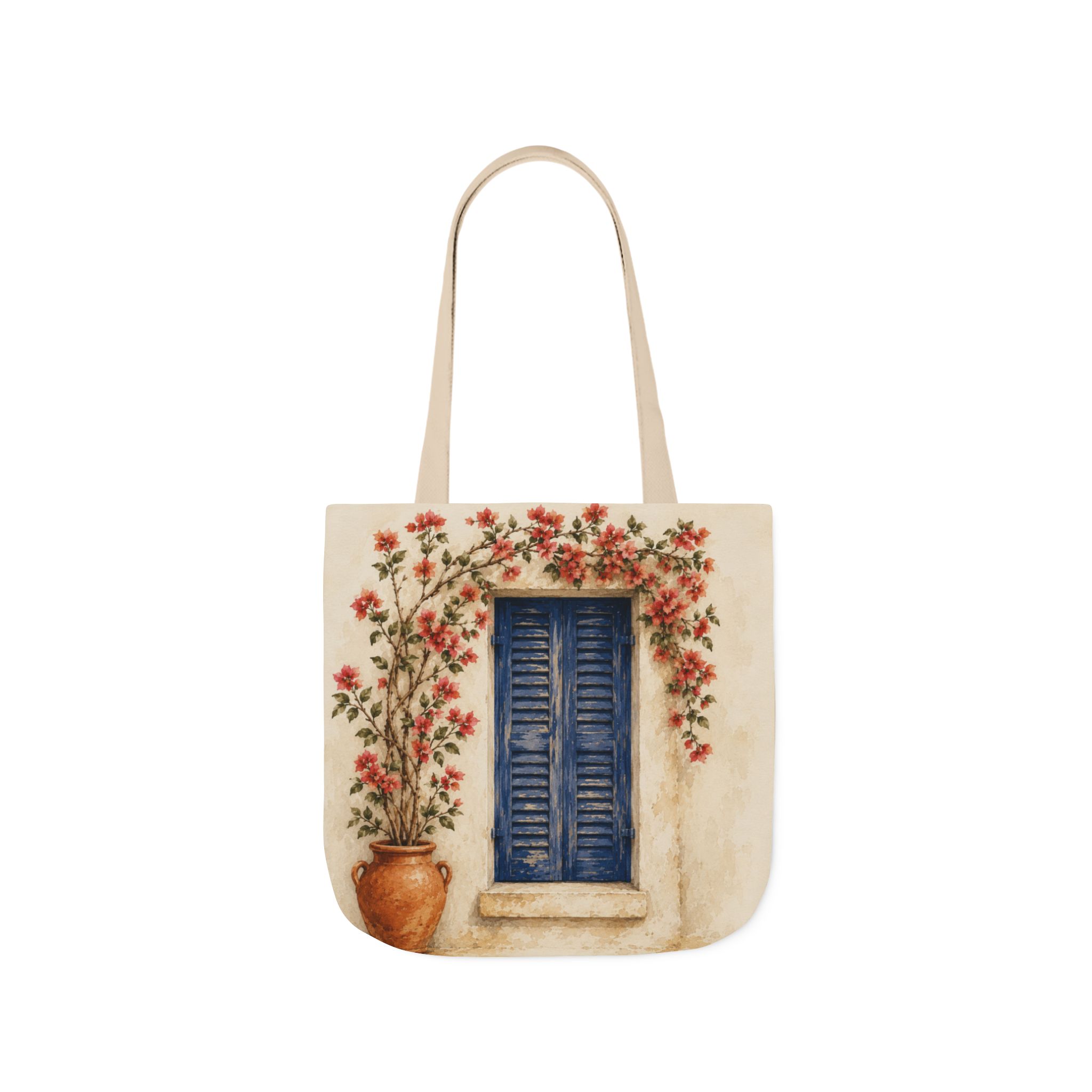 Coastal Window Canvas Tote Bag