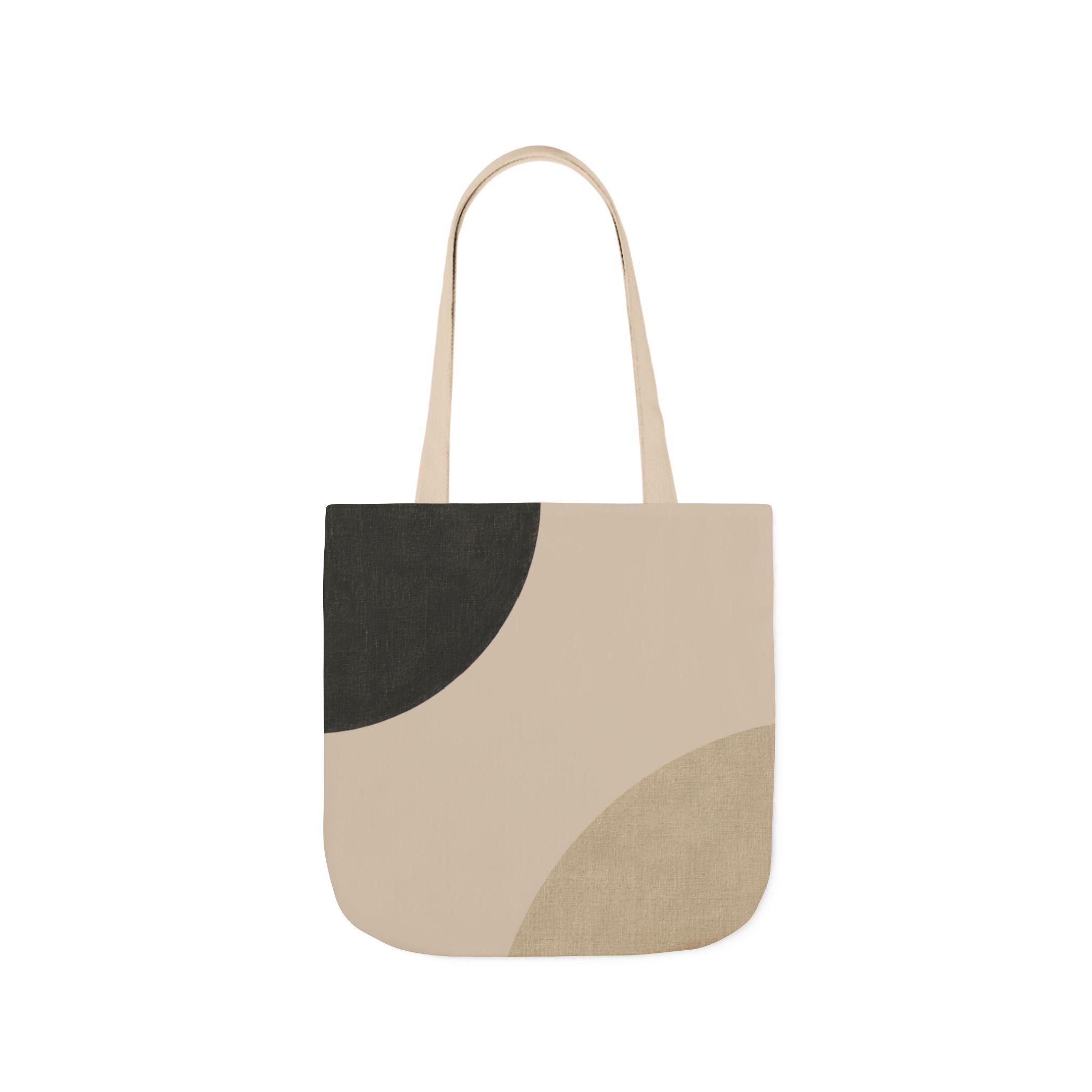 Mono Form Minimalist Canvas Tote Bag – Scandinavian Geometric Design - Image 3