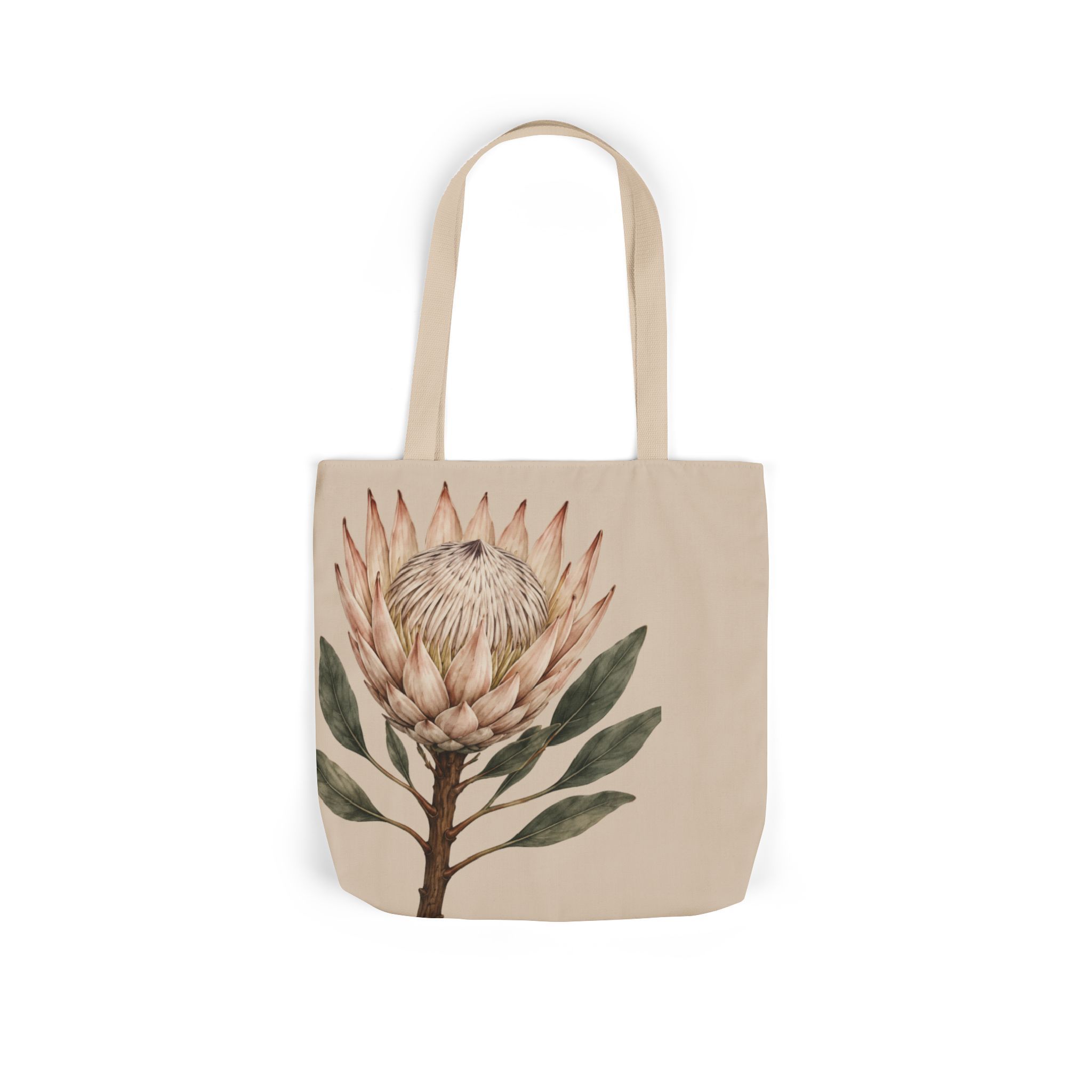 Protea Botanical Tote Bag — Contemporary Floral Canvas Tote - Image 2