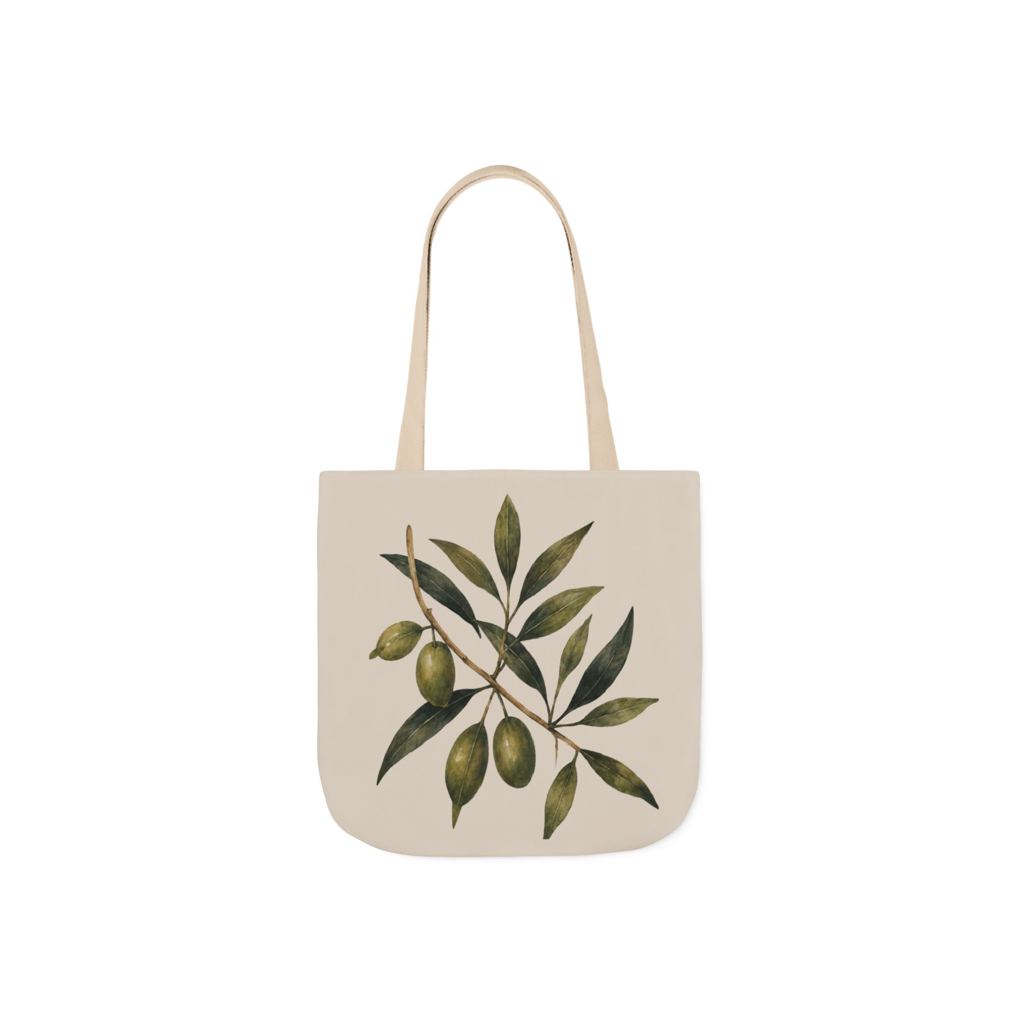 Olive Branch Canvas Tote Bag - Image 14