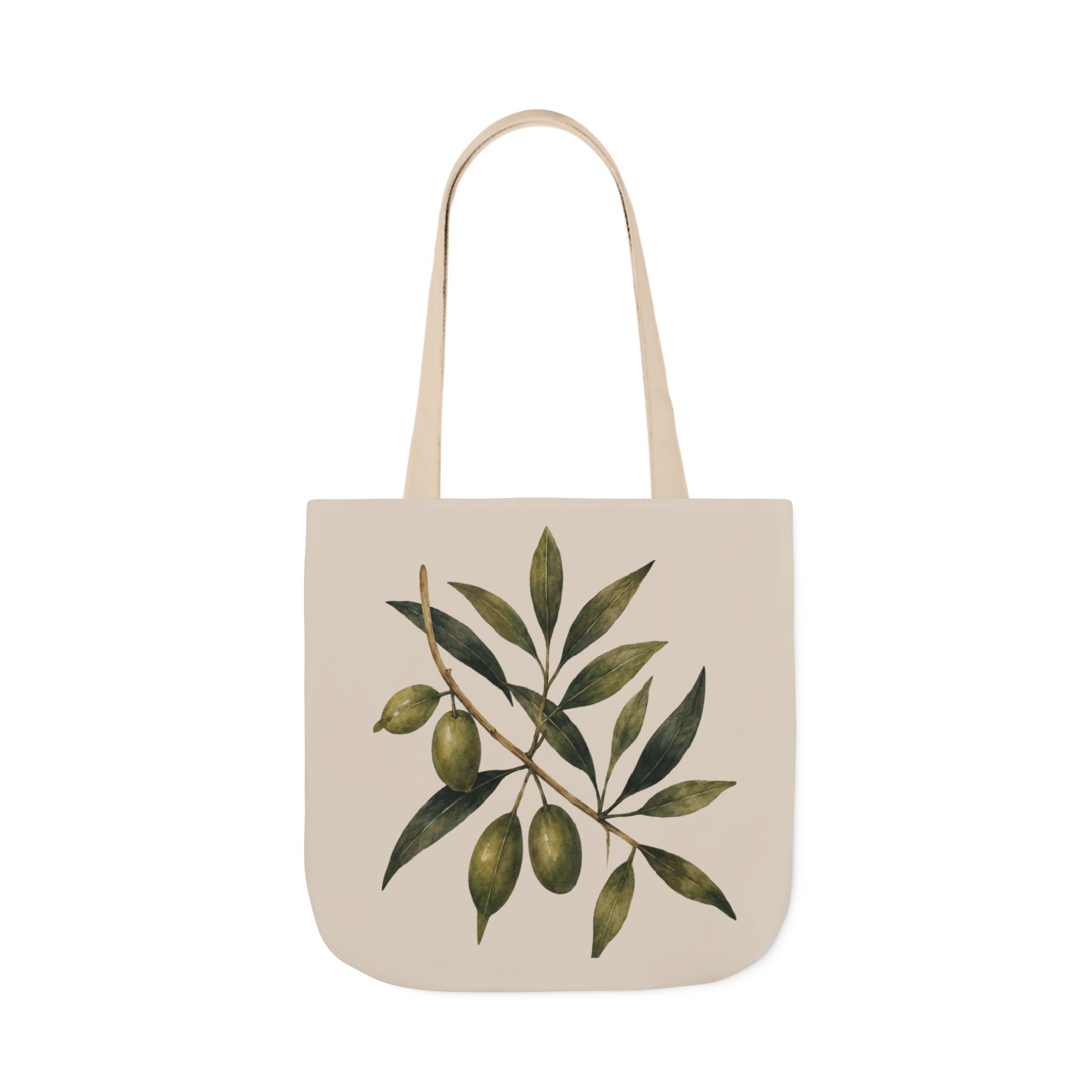Olive Branch Canvas Tote Bag - Image 6