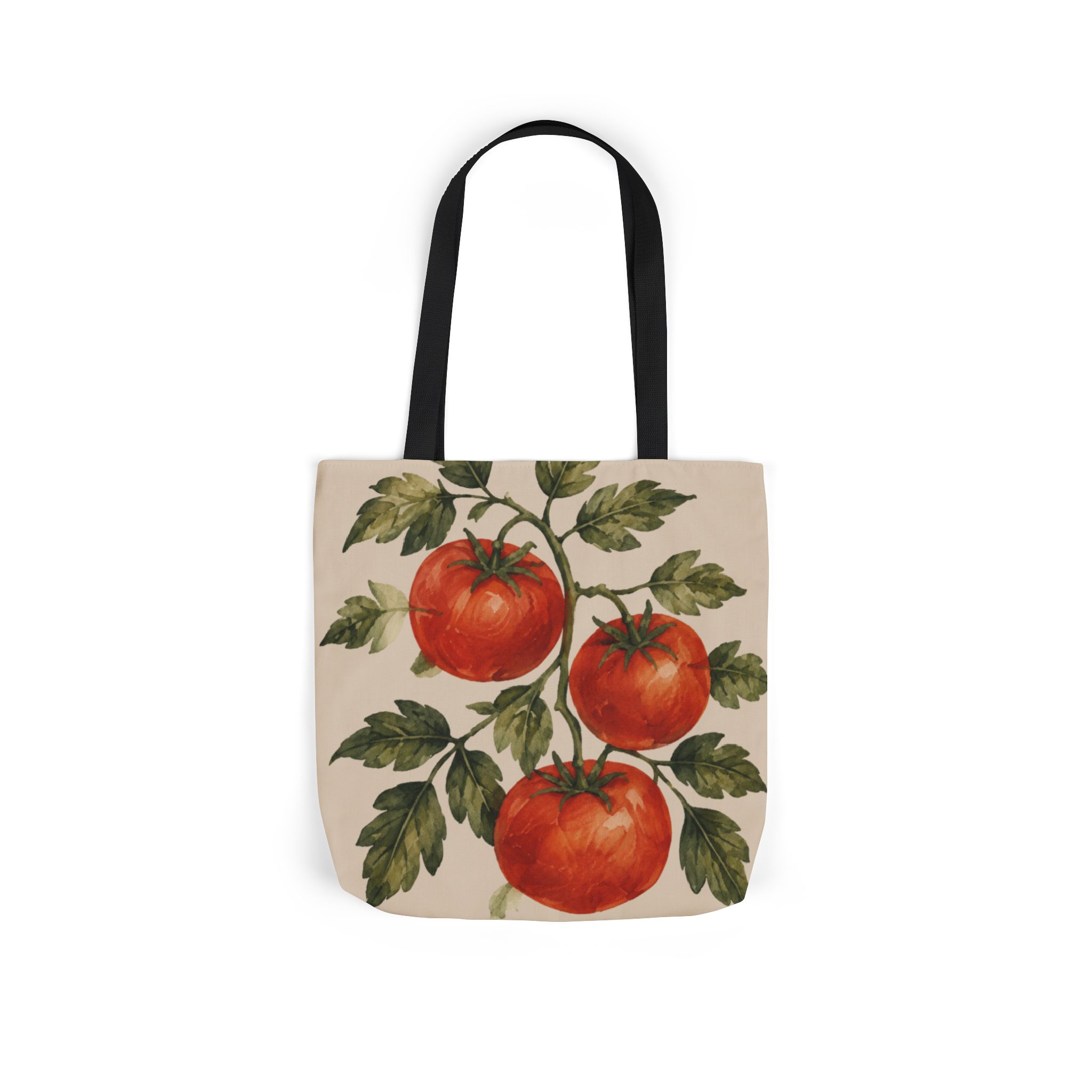Tomato Vine Canvas Tote Bag — Vintage Botanical Market Bag - Image 15