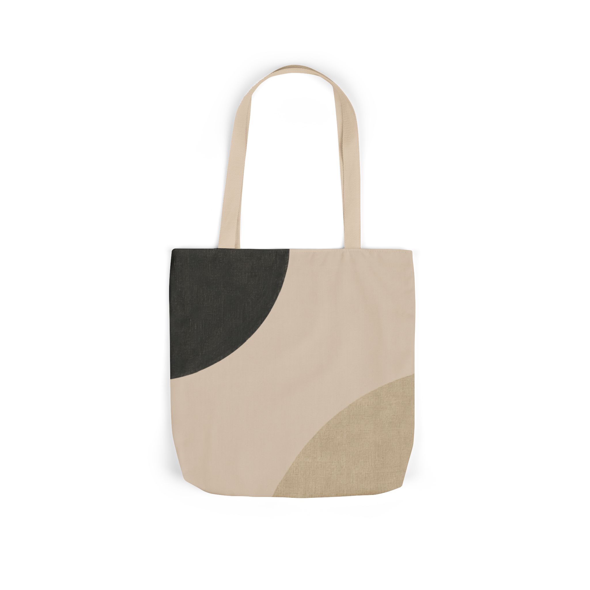Mono Form Minimalist Canvas Tote Bag – Scandinavian Geometric Design - Image 4
