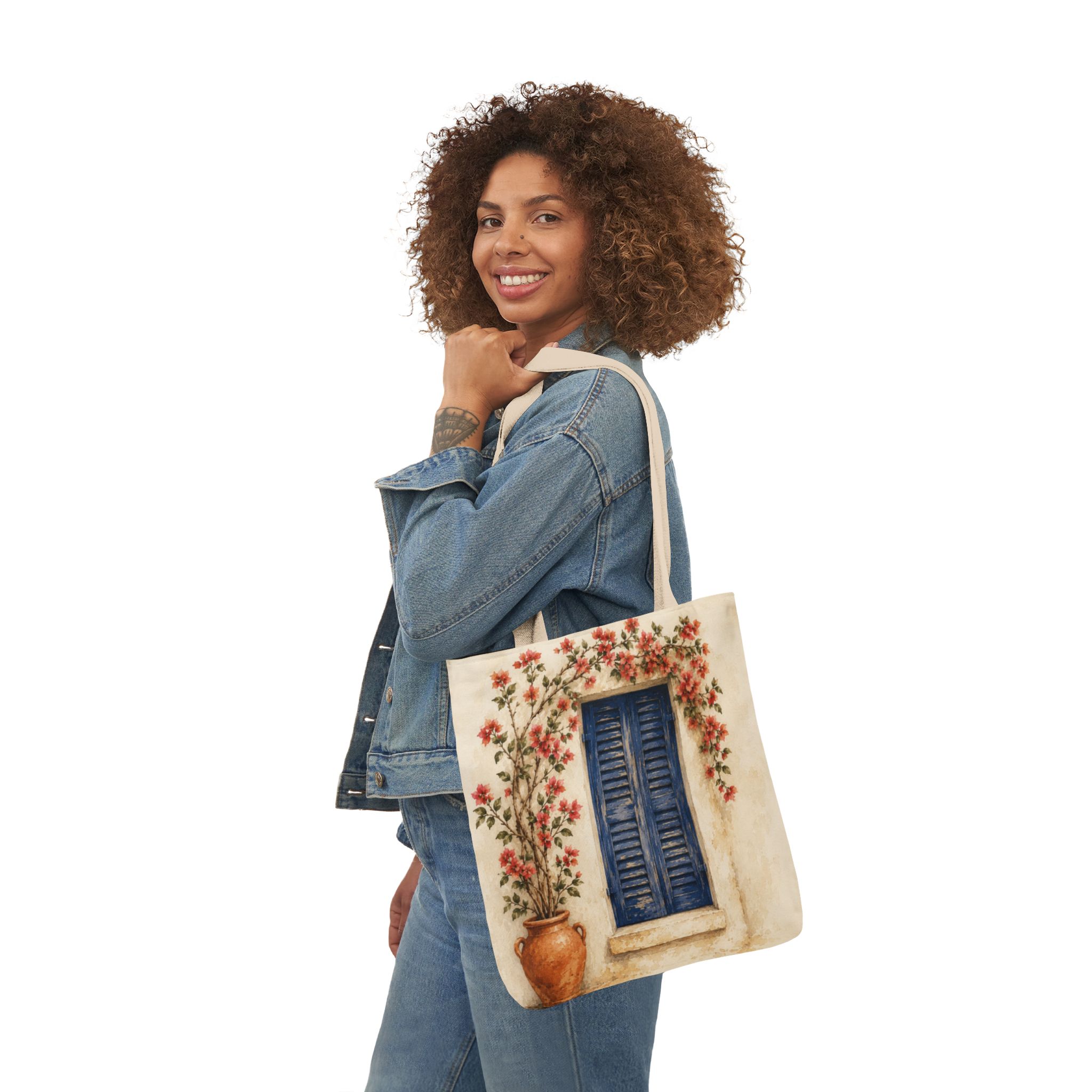 Coastal Window Canvas Tote Bag - Image 2
