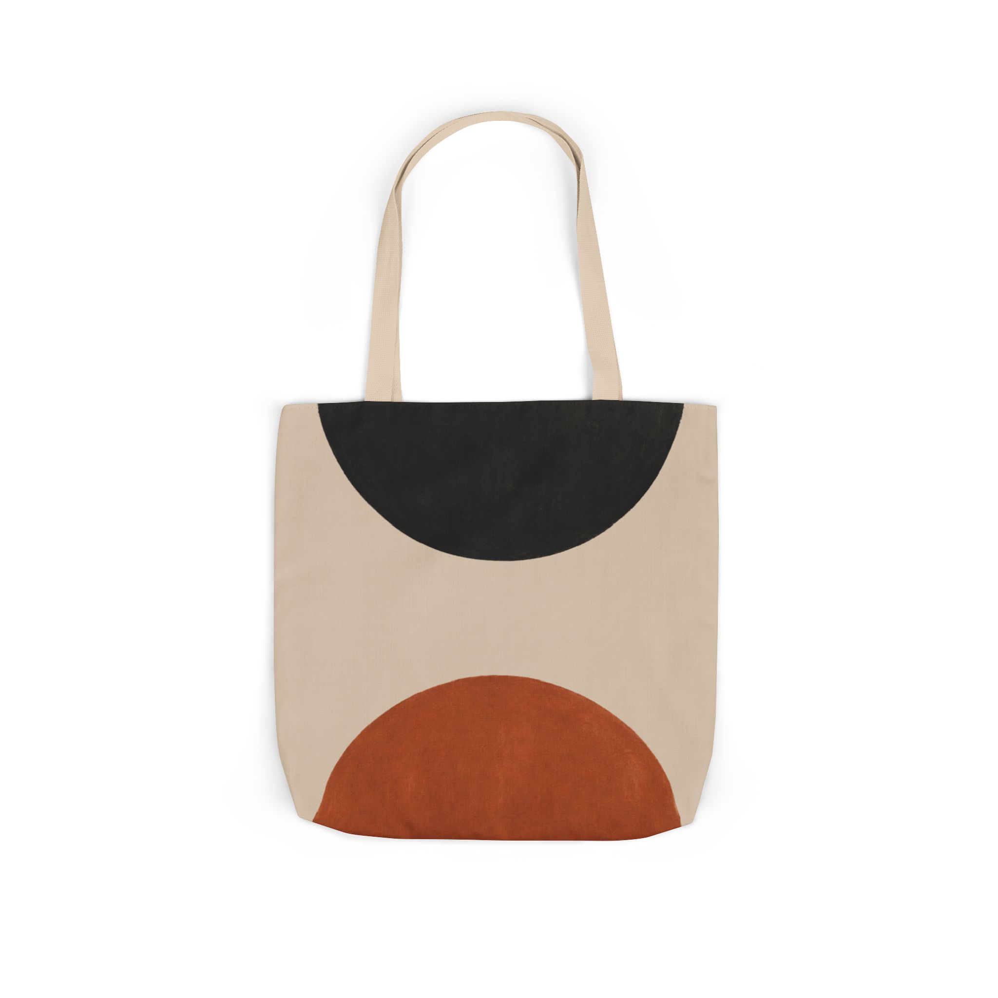 Balance Abstract Tote Bag – Scandinavian Geometric Canvas Tote - Image 9