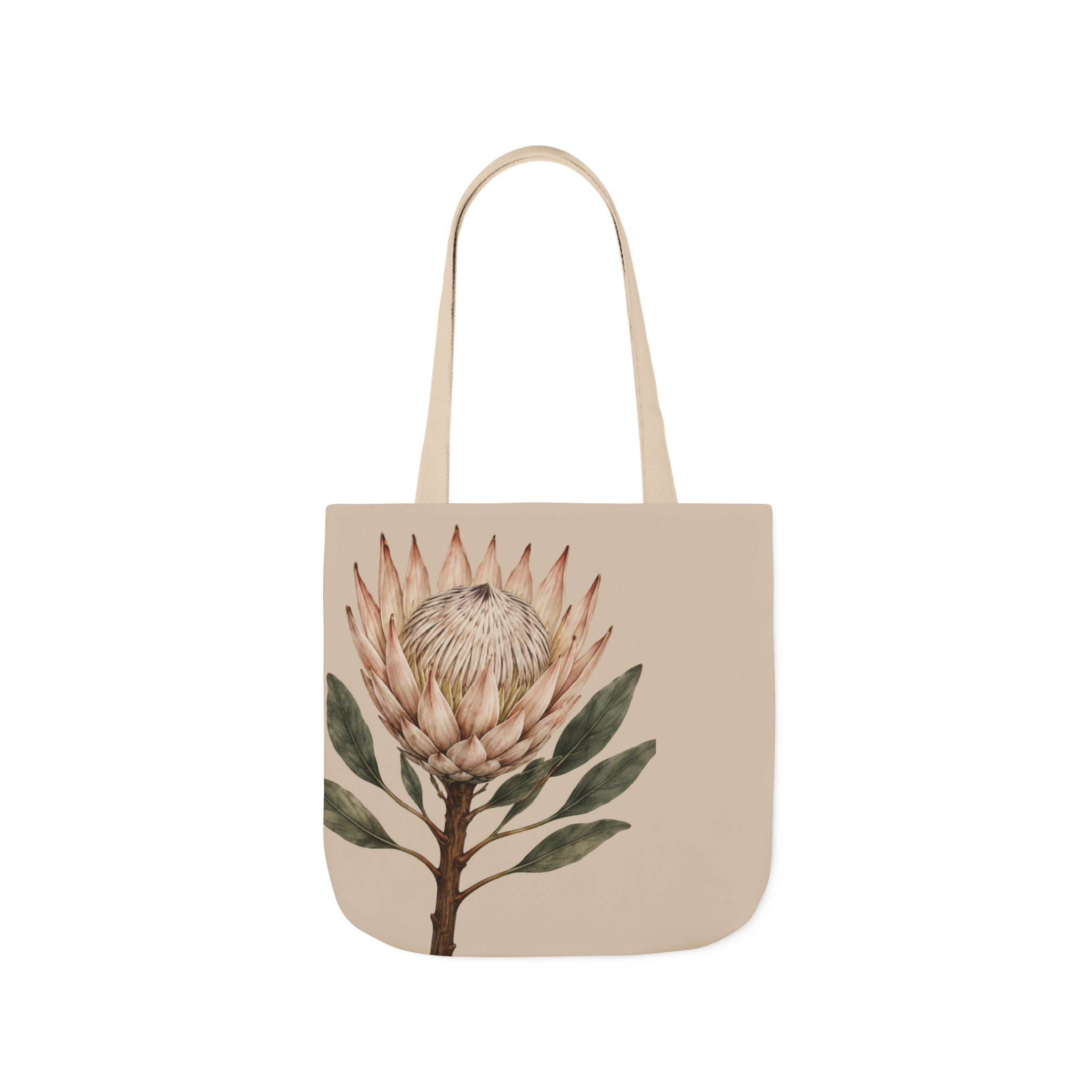 Protea Botanical Tote Bag — Contemporary Floral Canvas Tote