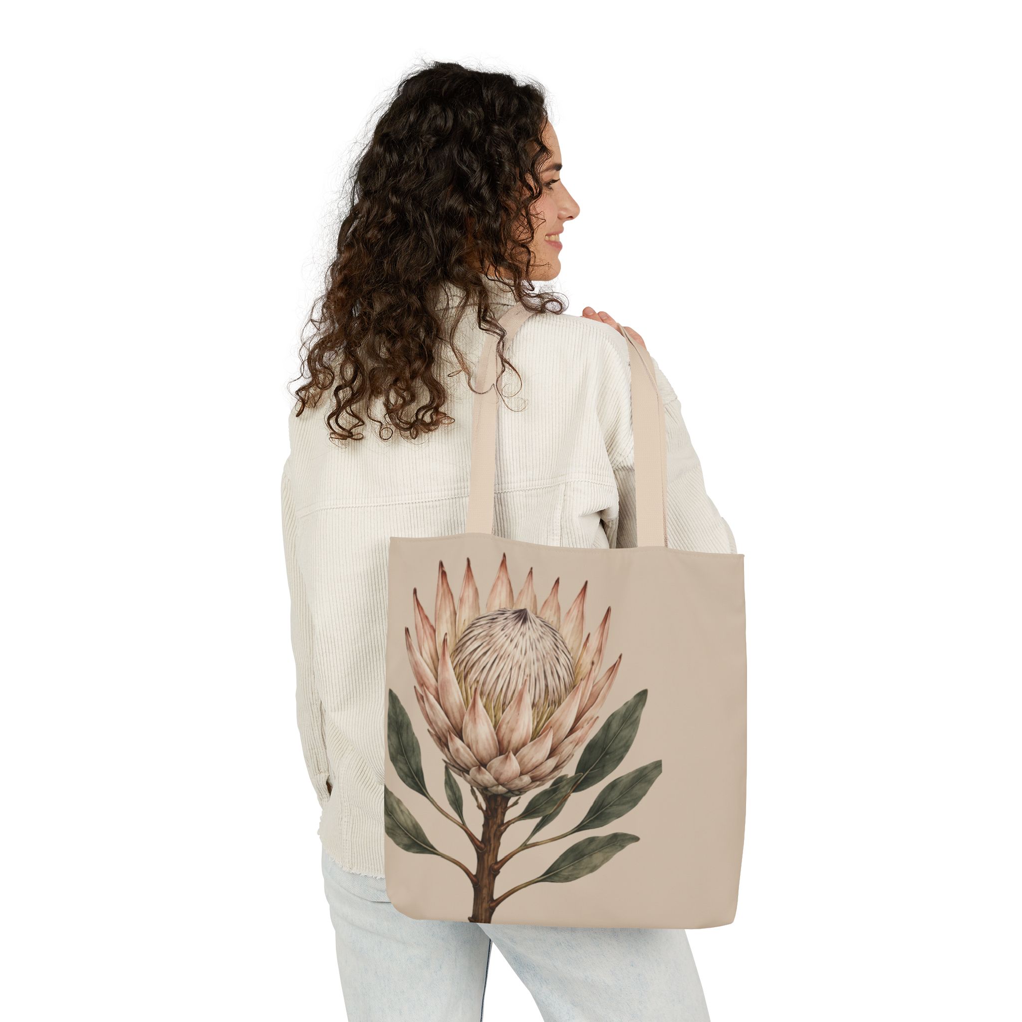 Protea Botanical Tote Bag — Contemporary Floral Canvas Tote - Image 10