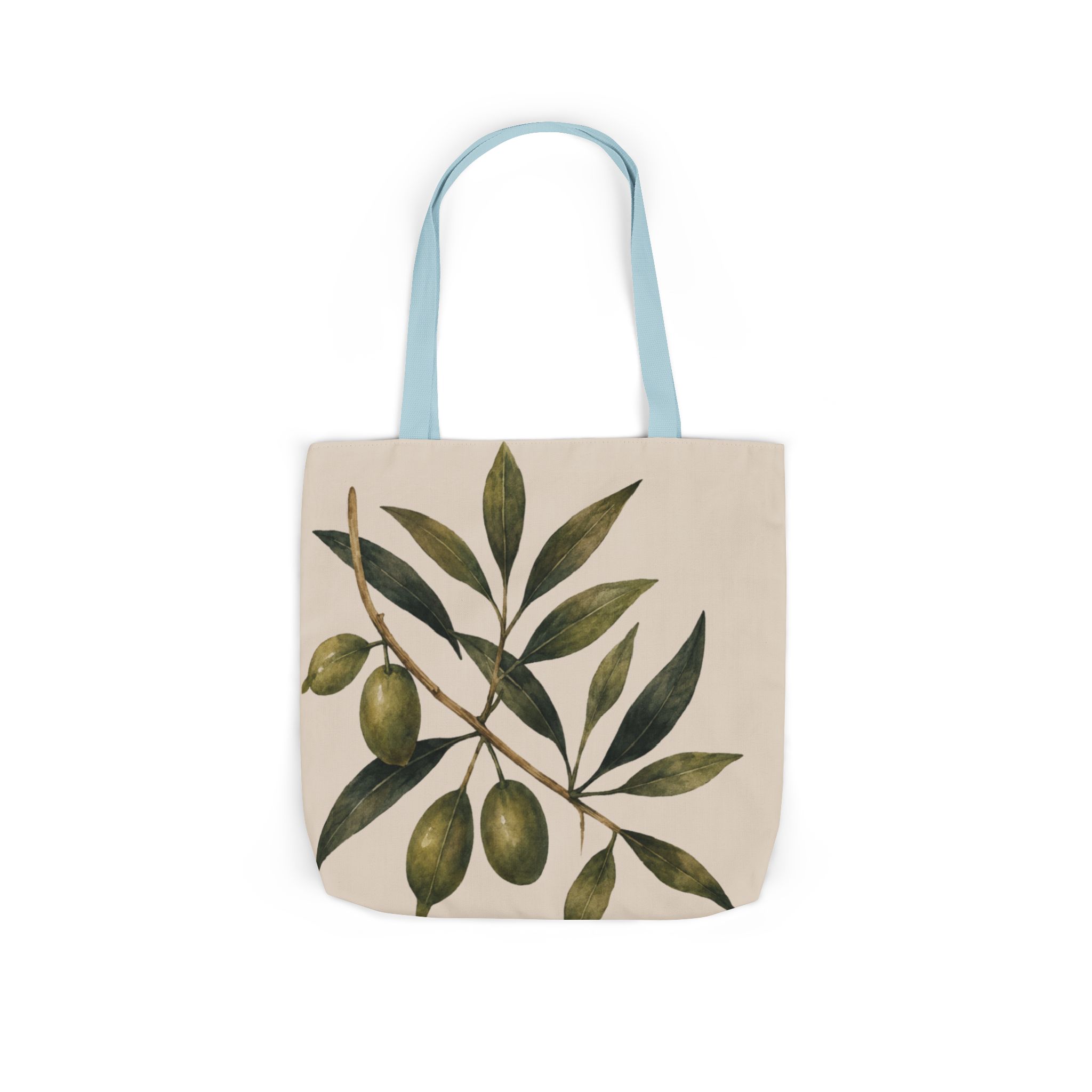 Olive Branch Canvas Tote – Botanical Reusable Beach & Grocery Bag - Image 33