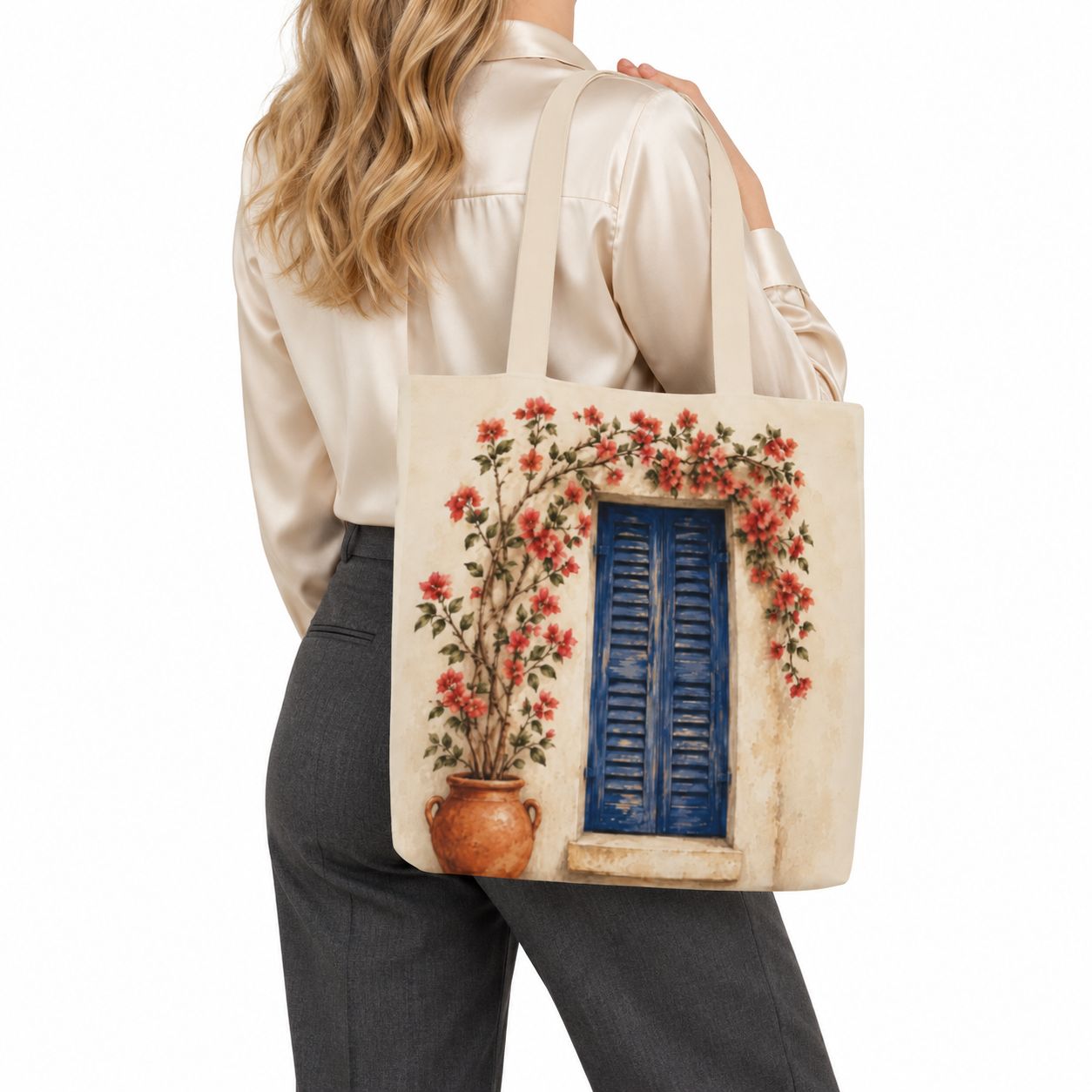 Coastal Window Canvas Tote Bag - Image 2