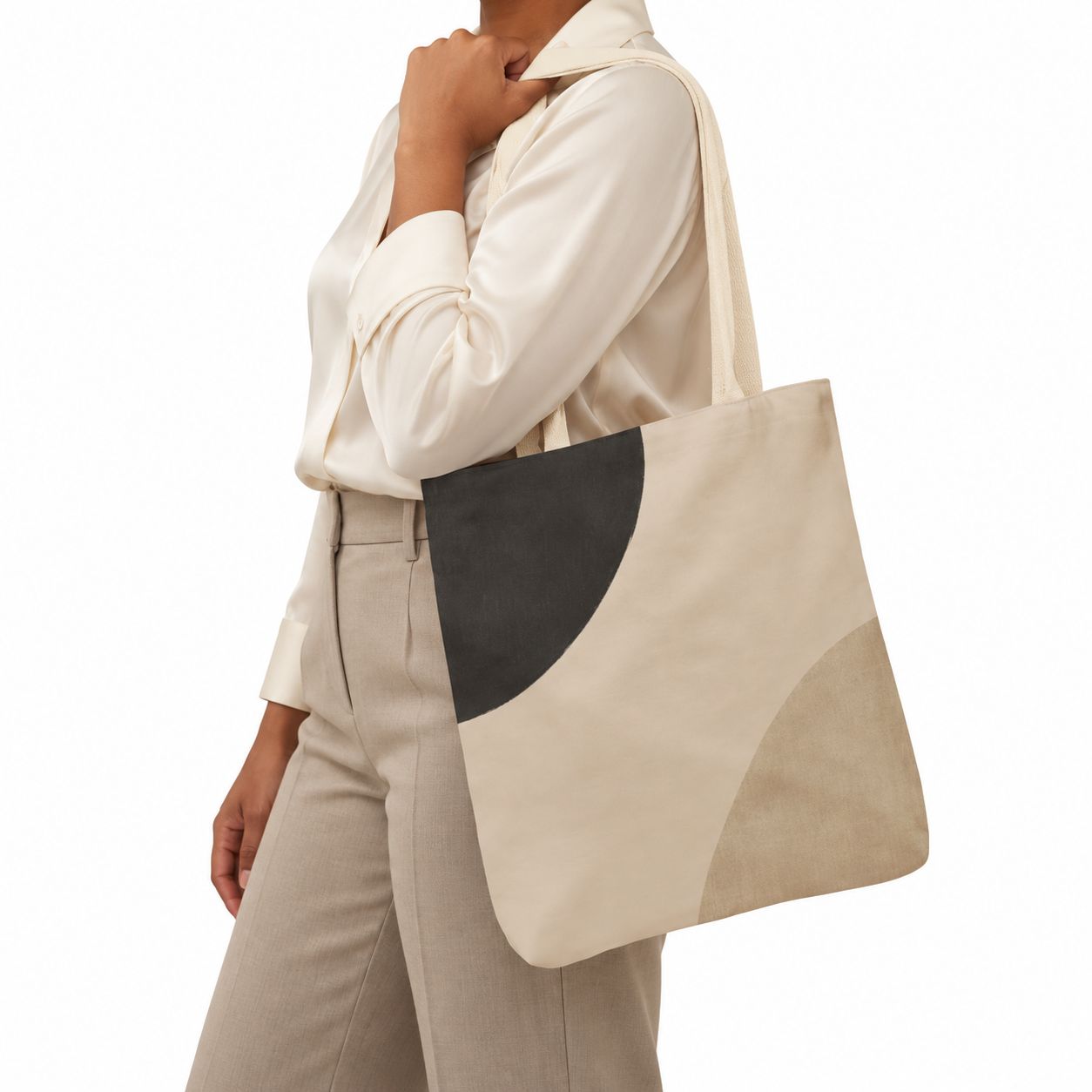 Mono Form Canvas Tote Bag - Image 2
