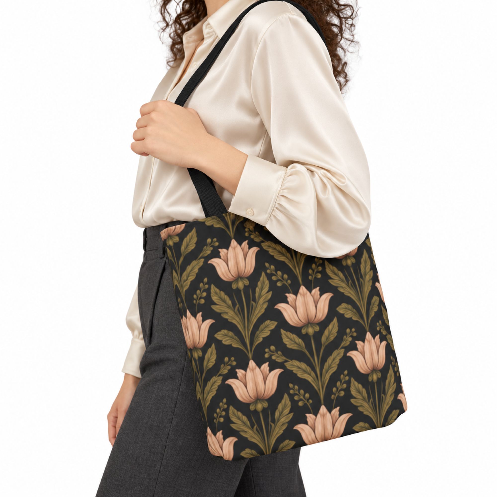 Vintage Floral Tote Bag - Image 3