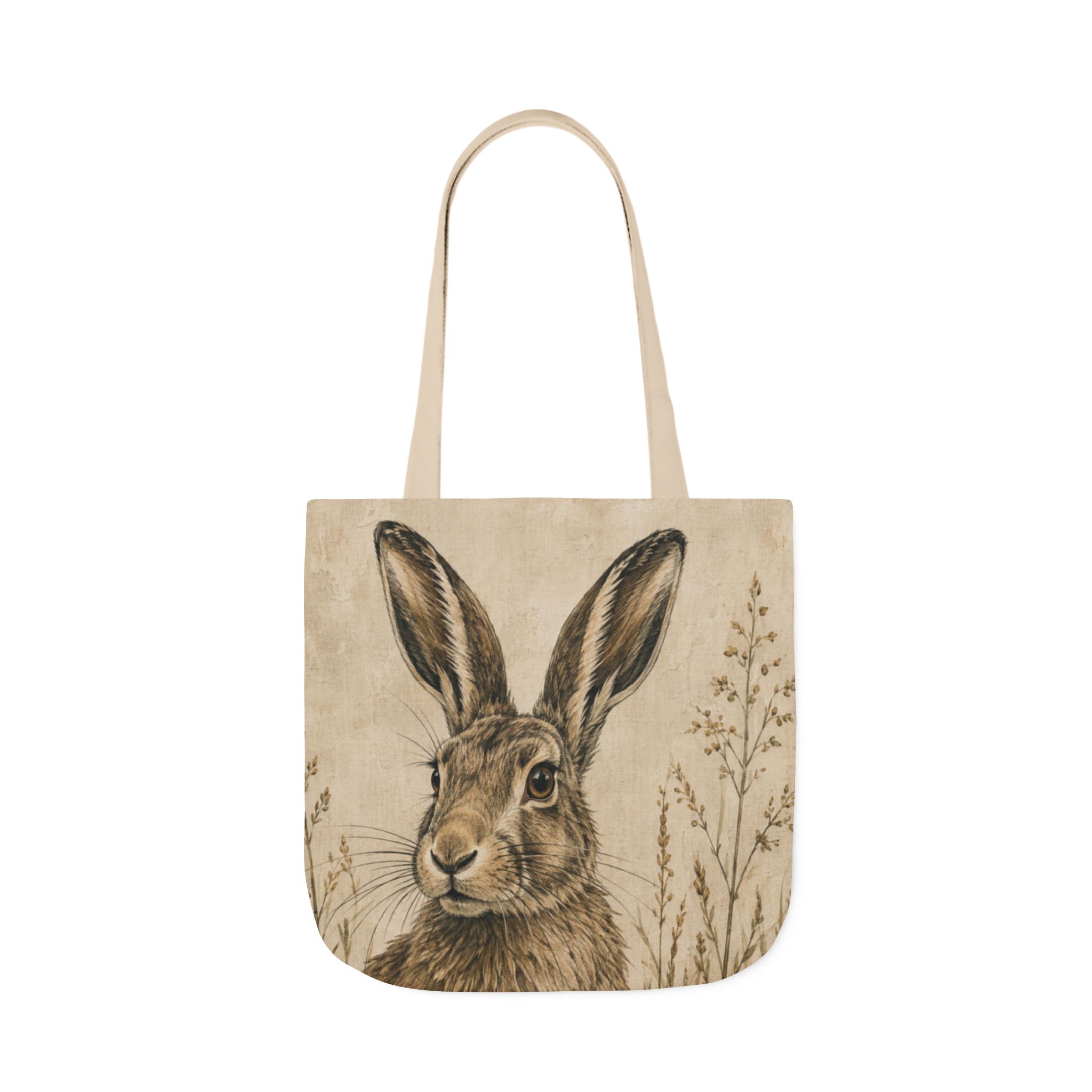 Hare Canvas Tote Bag - Image 8