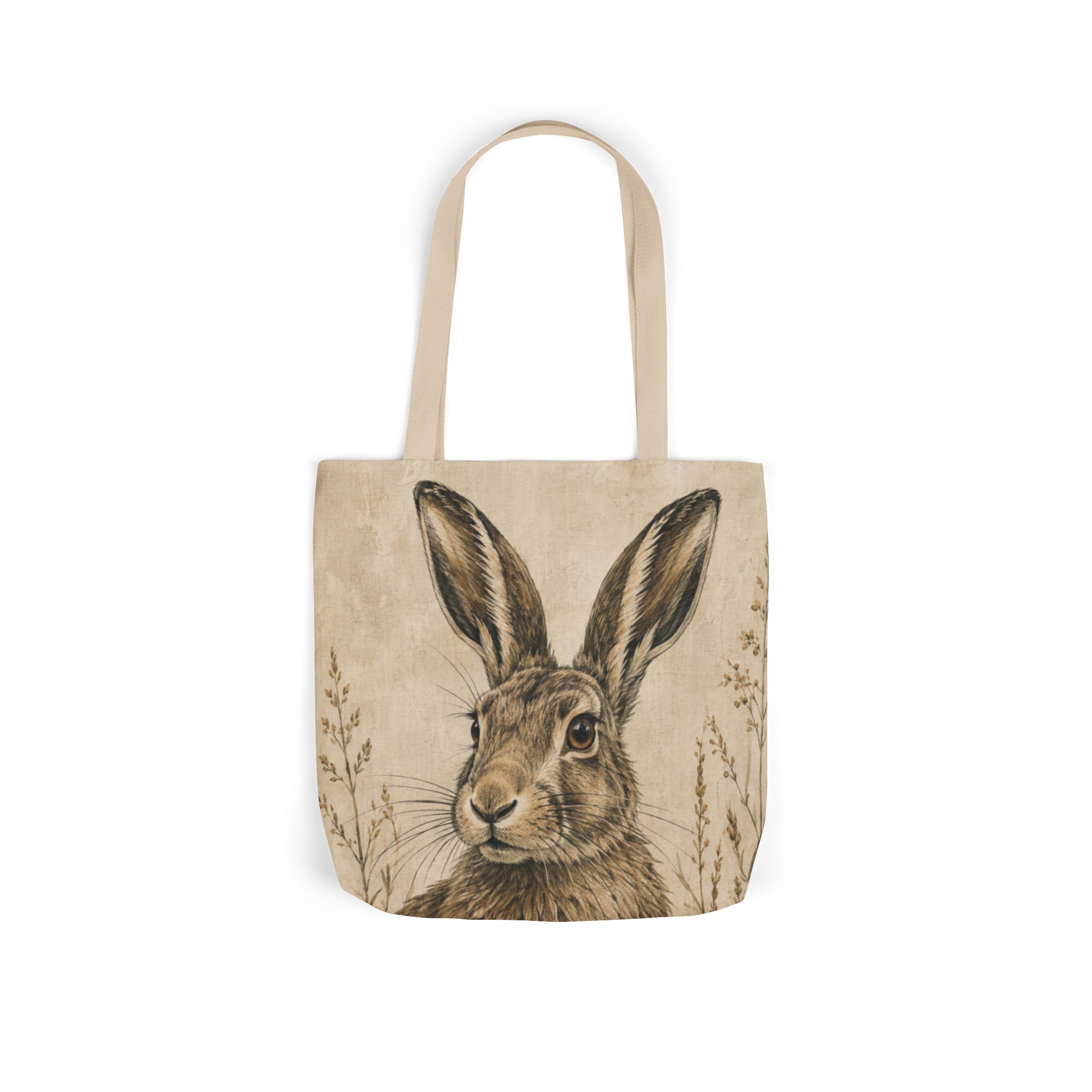 Hare Canvas Tote Bag - Image 2