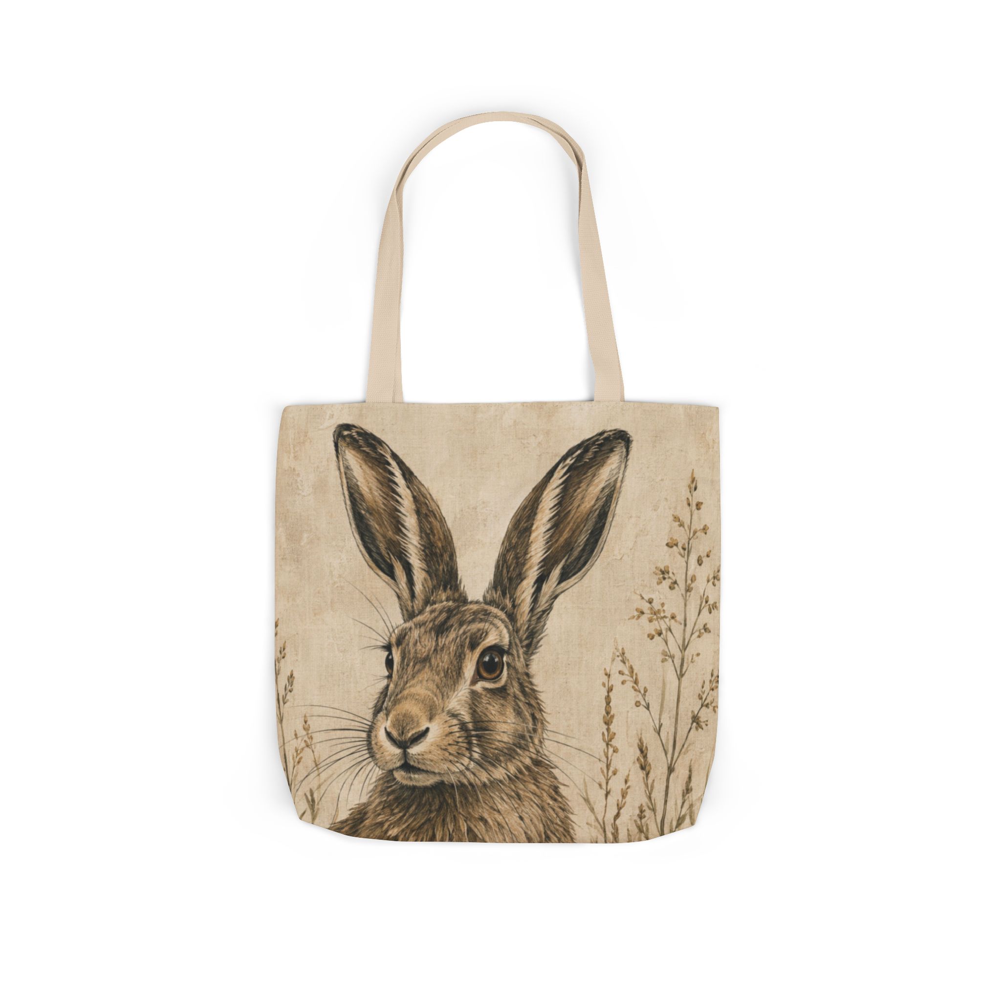 Hare Canvas Tote Bag - Image 9