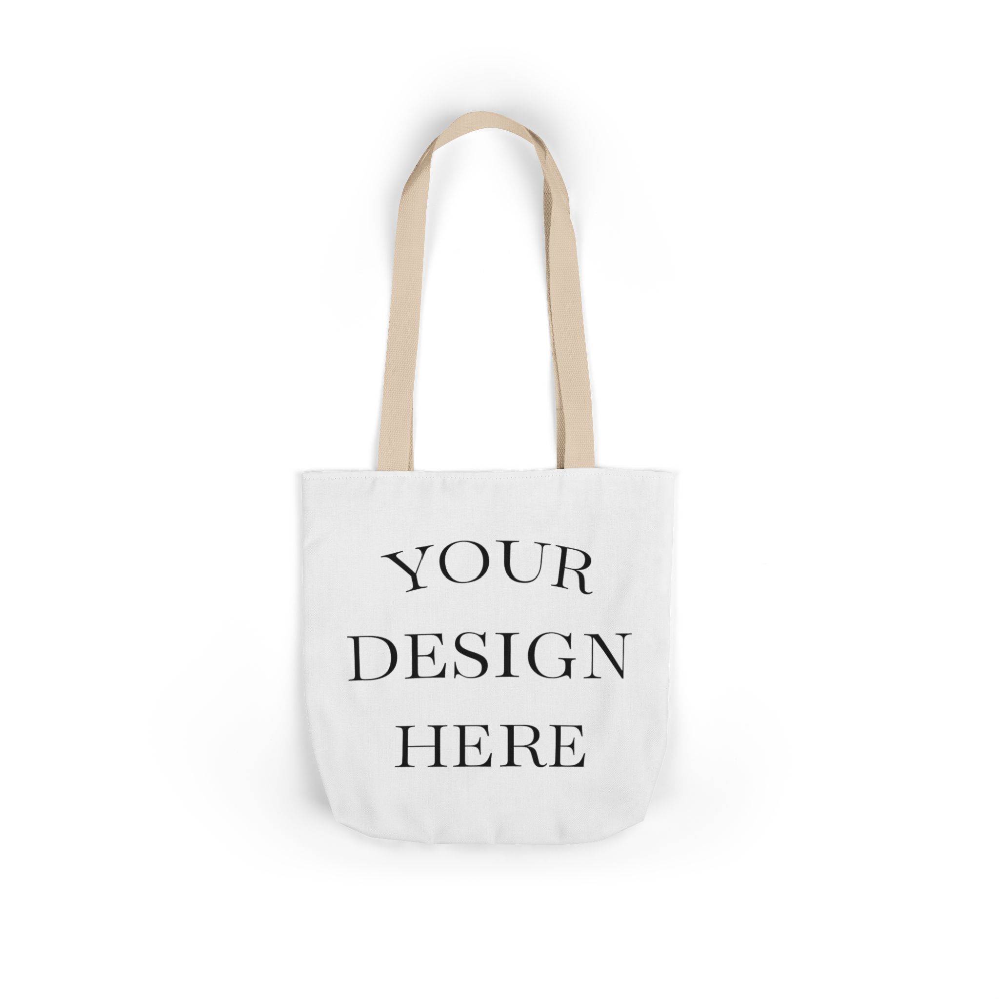 Canvas Tote Bag — Customizable Printed Tote with Color Strap Options - Image 2