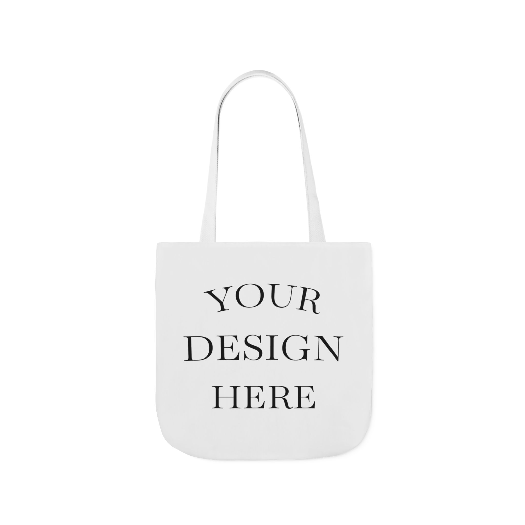 Canvas Tote Bag — Customizable Printed Tote with Color Strap Options - Image 7