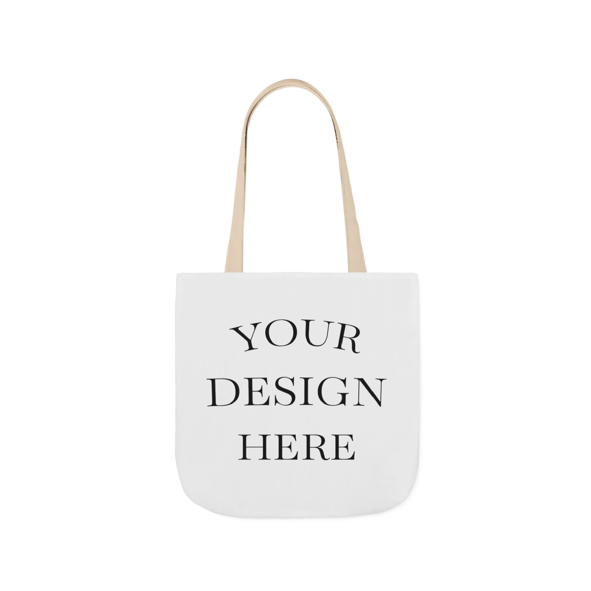 Canvas Tote Bag — Customizable Printed Tote with Color Strap Options - Image 5