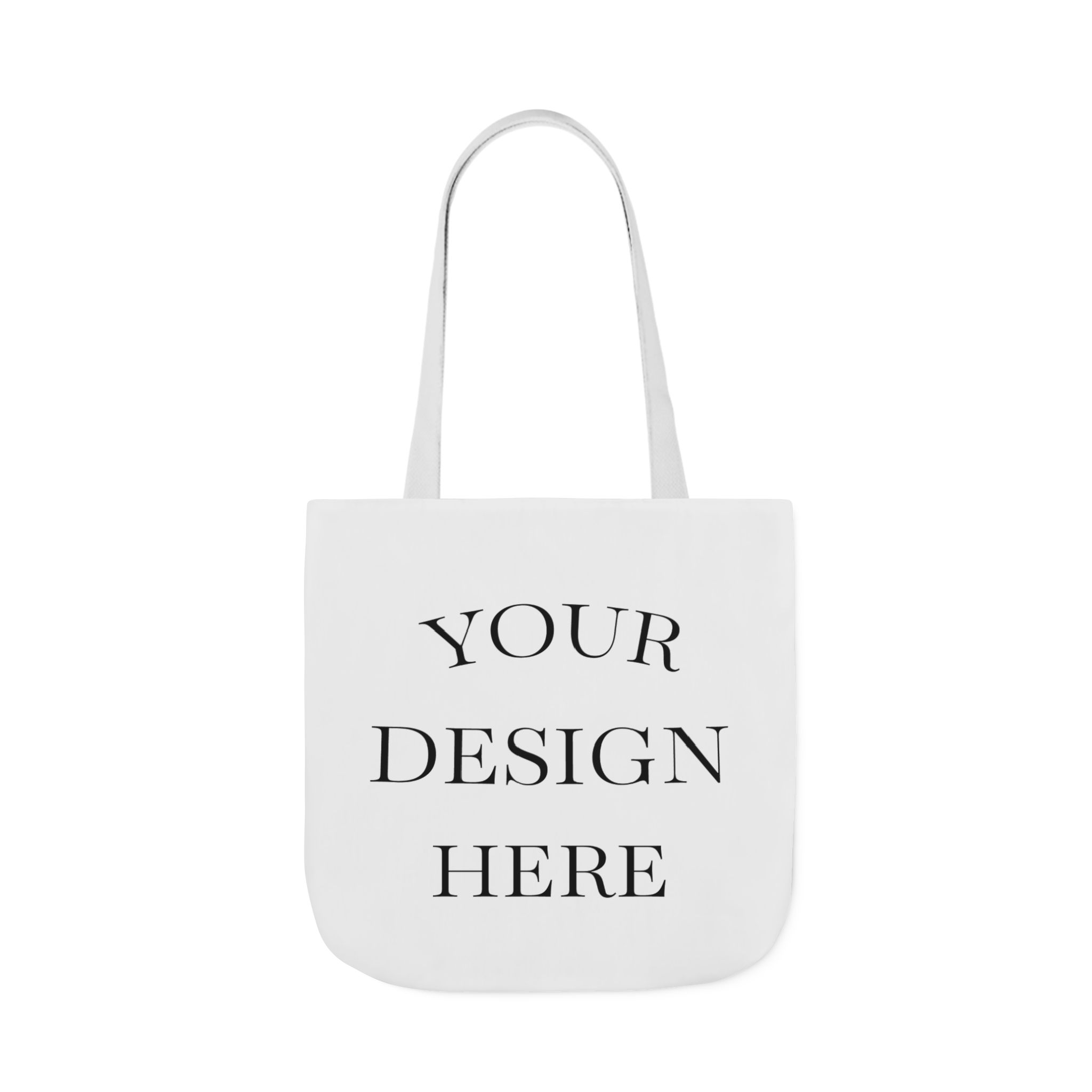 Canvas Tote Bag — Customizable Printed Tote with Color Strap Options - Image 12