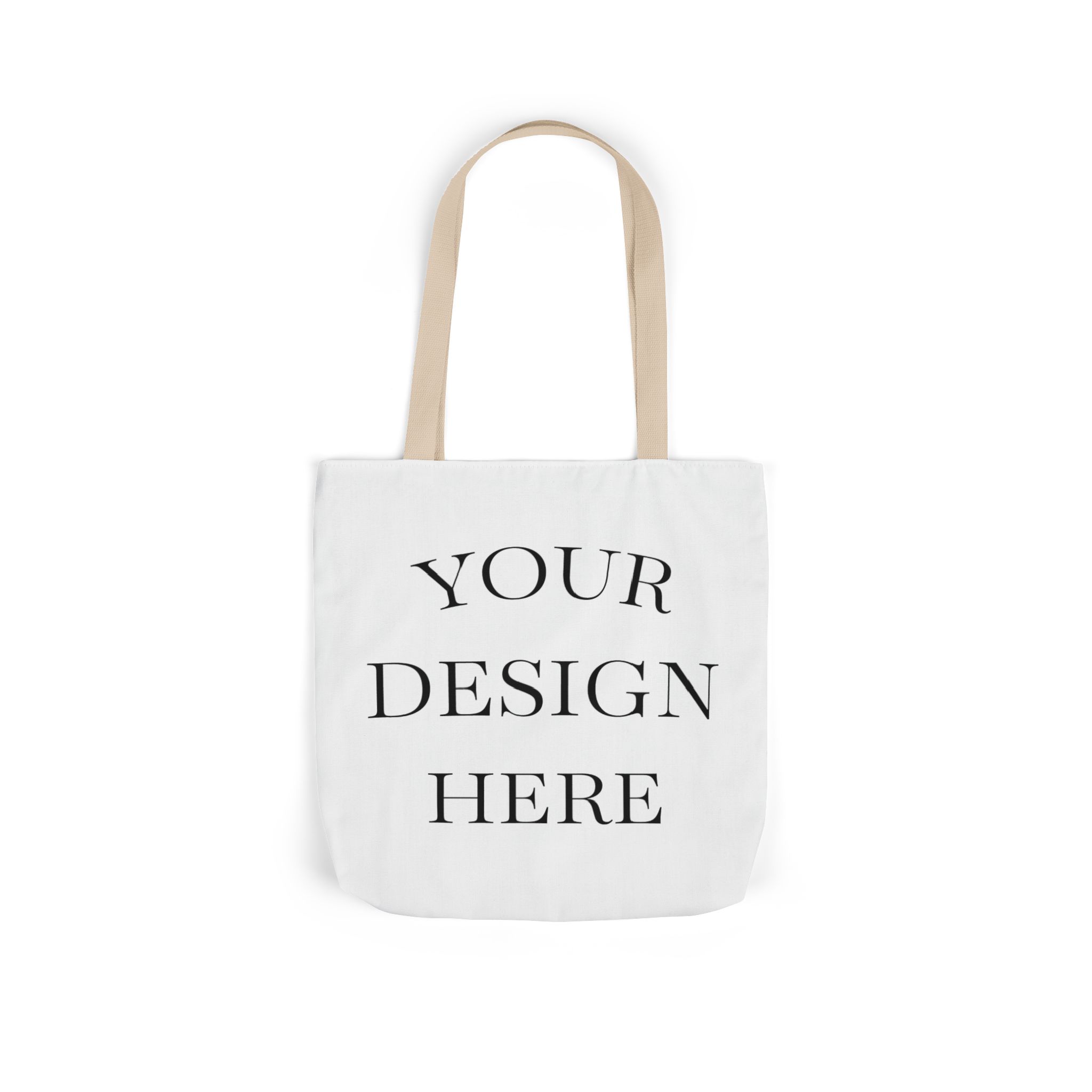 Canvas Tote Bag — Customizable Printed Canvas Tote with Color Strap Options - Image 9