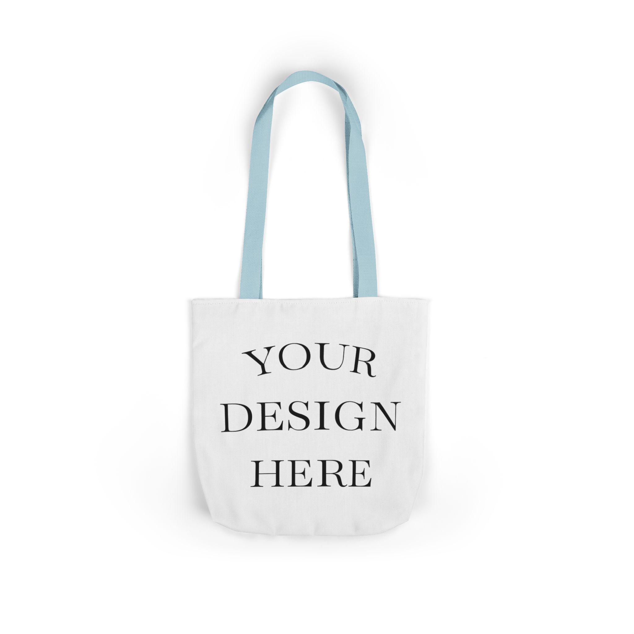 Canvas Tote Bag — Customizable Printed Canvas Tote with Color Strap Options - Image 4