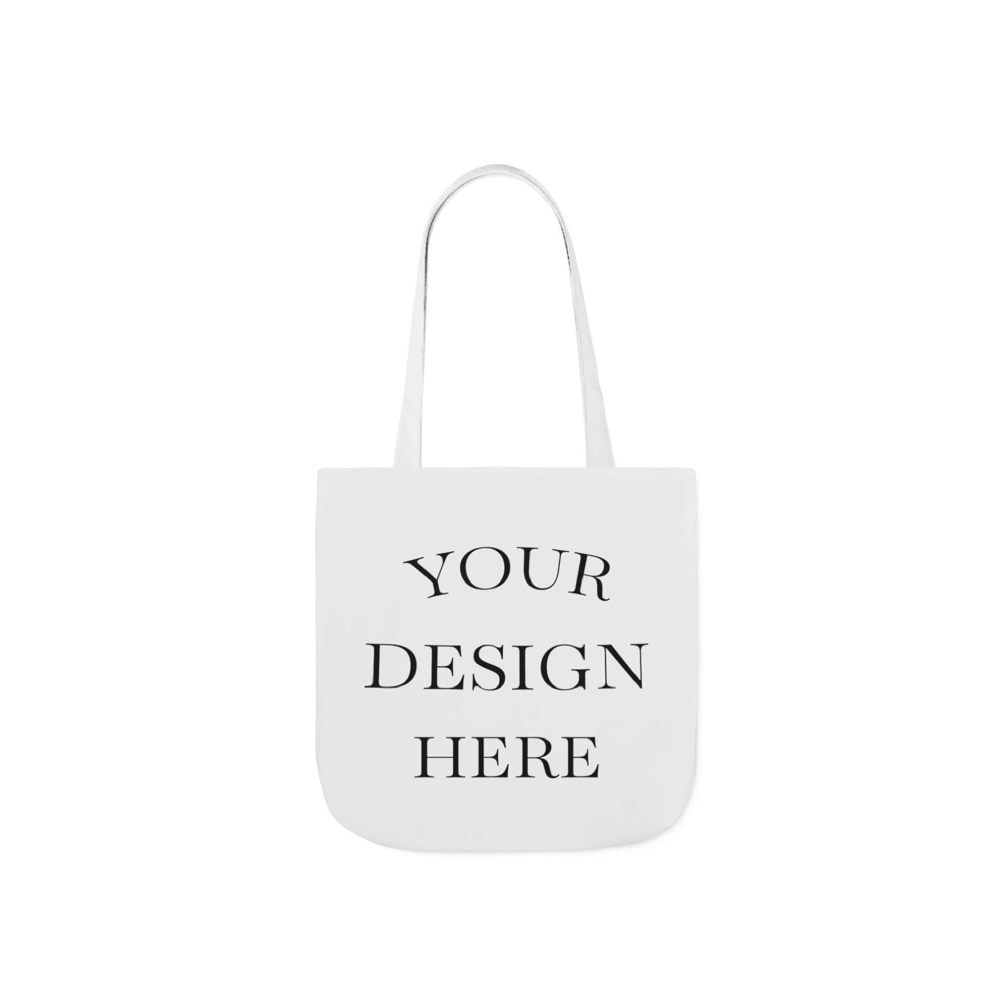 Canvas Tote Bag — Customizable Printed Tote with Color Strap Options - Image 3
