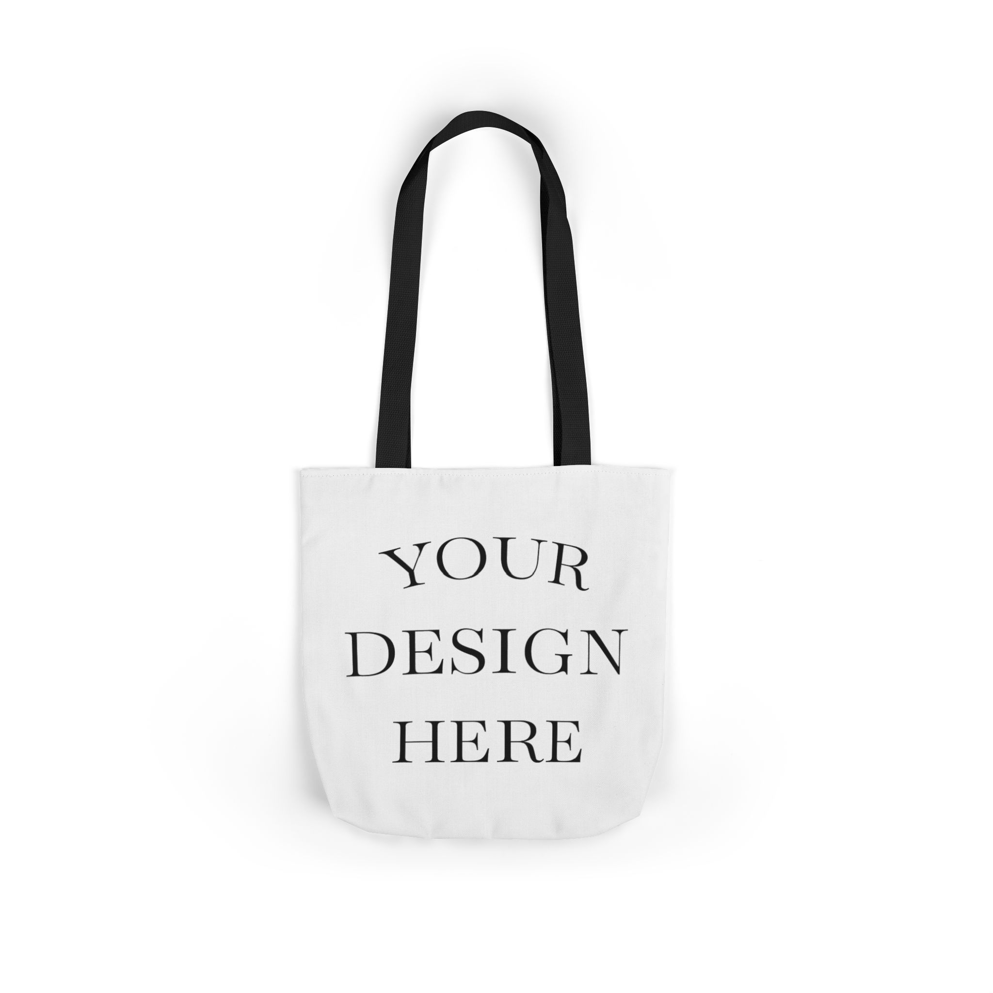 Canvas Tote Bag — Customizable Printed Canvas Tote with Color Strap Options - Image 3
