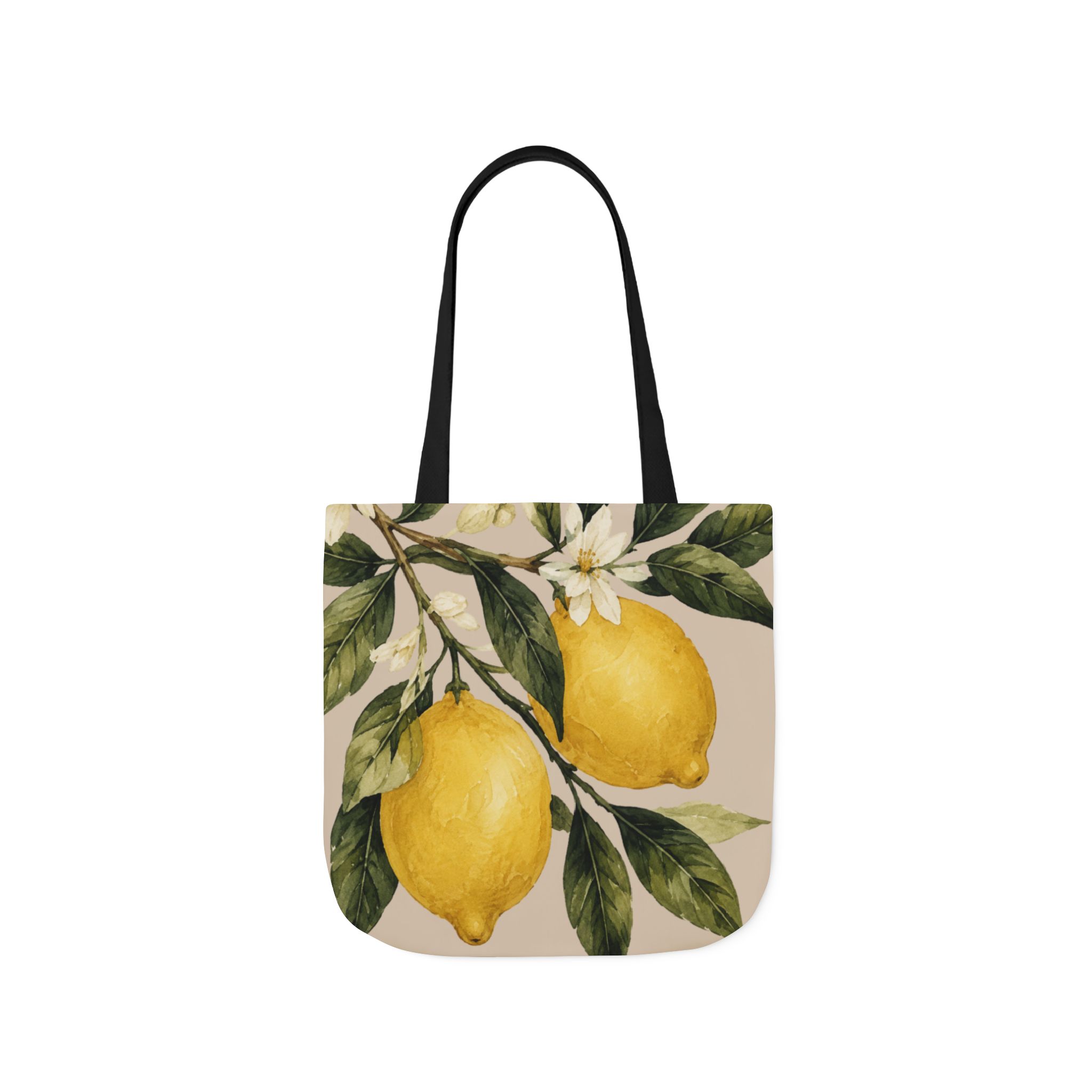 Lemon Canvas Tote Bag - Image 5